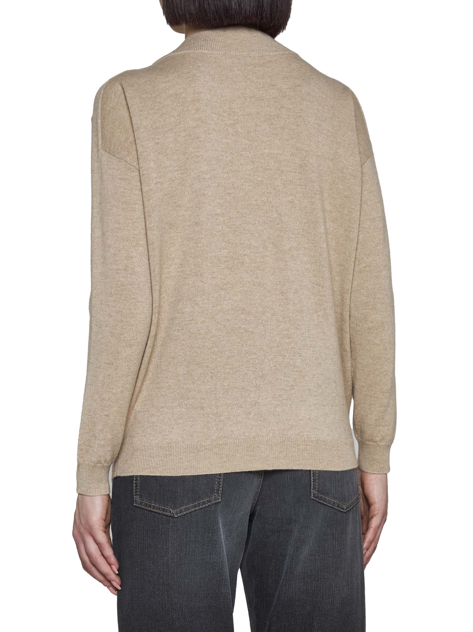 Shop Brunello Cucinelli Sweater In Camel Chiaro