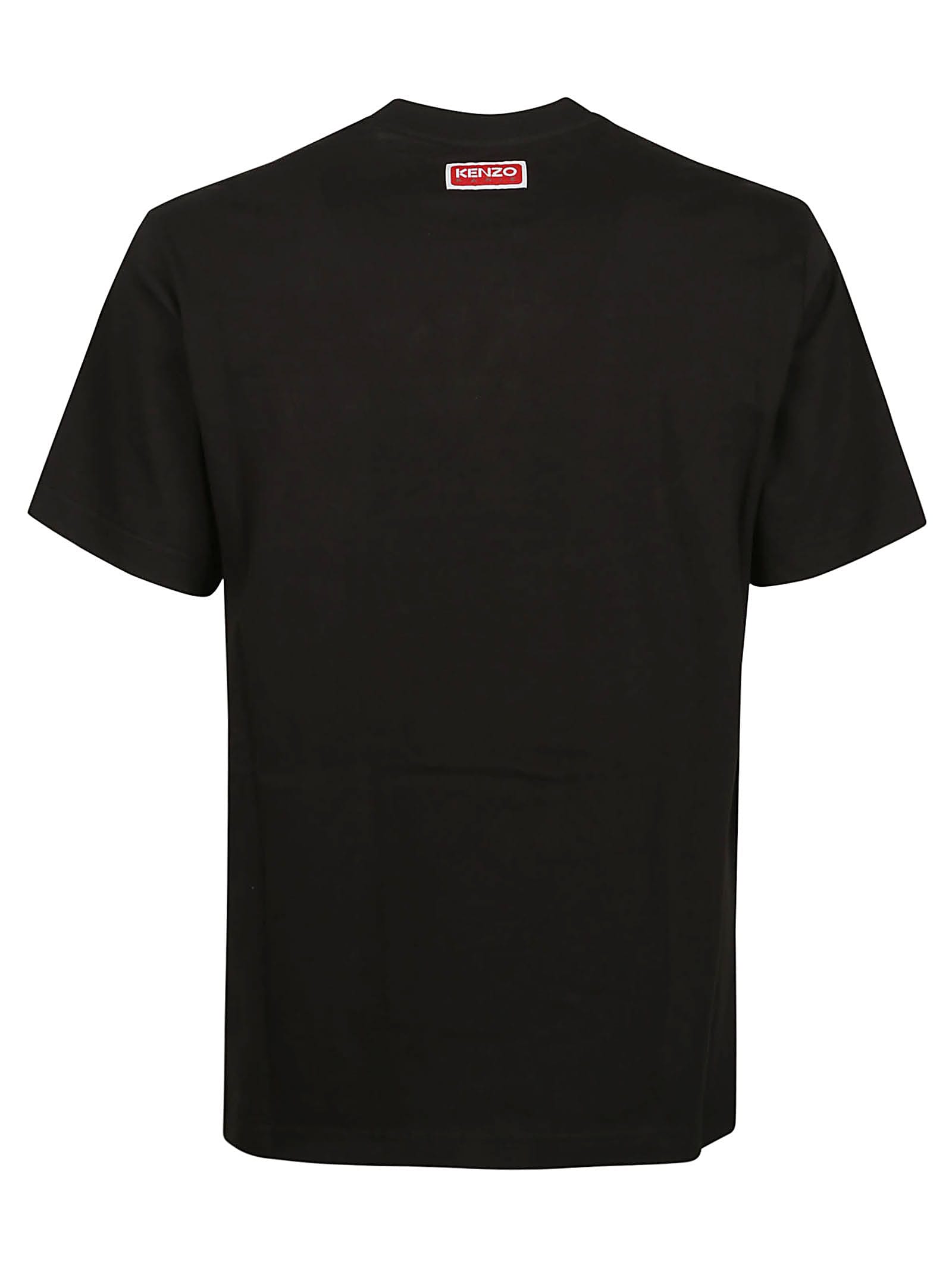 Shop Kenzo Tiger Varsity Classic T-shirt In J Noir
