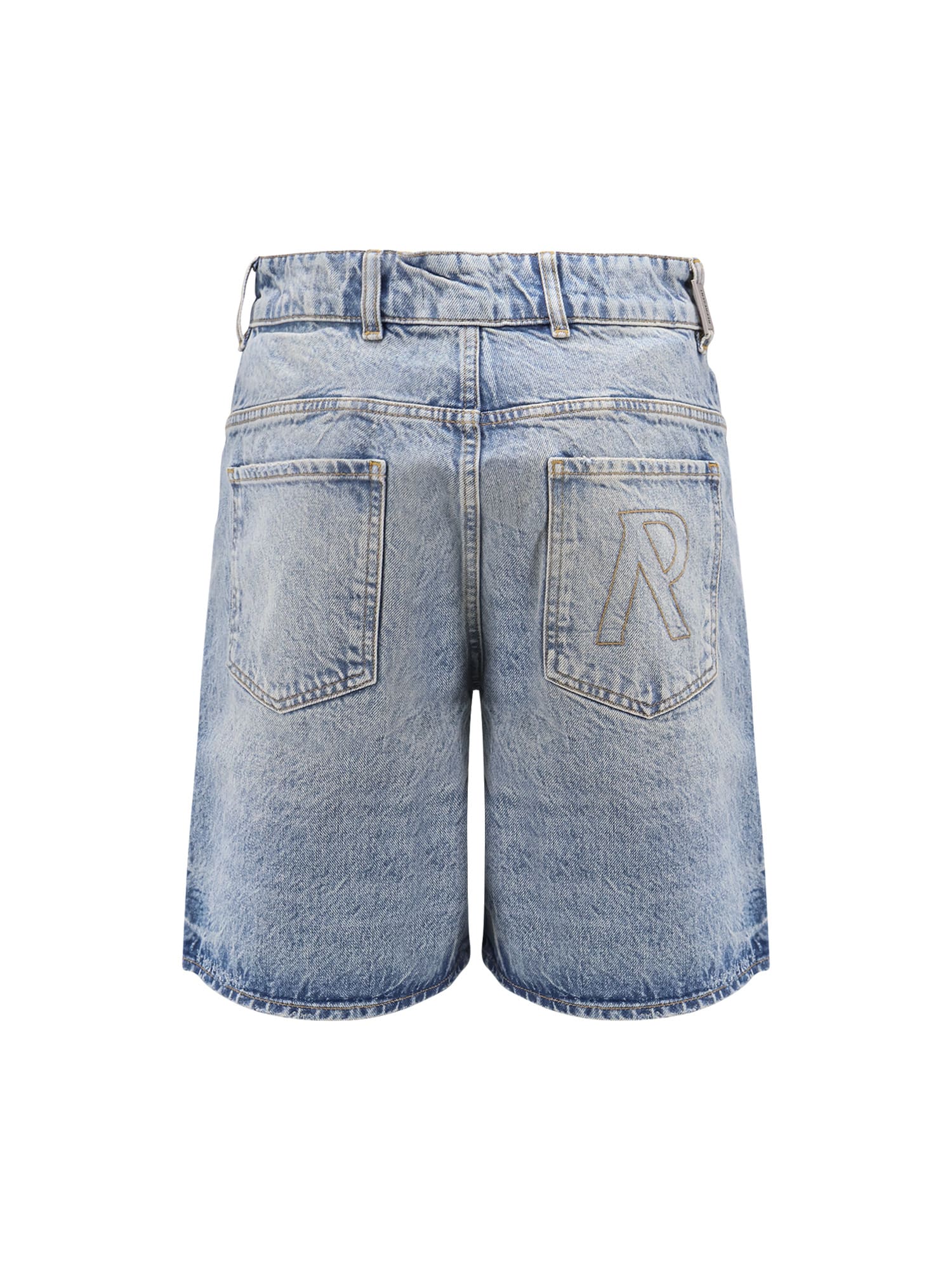 Represent Bermuda Tailored In Denim Stone-washed