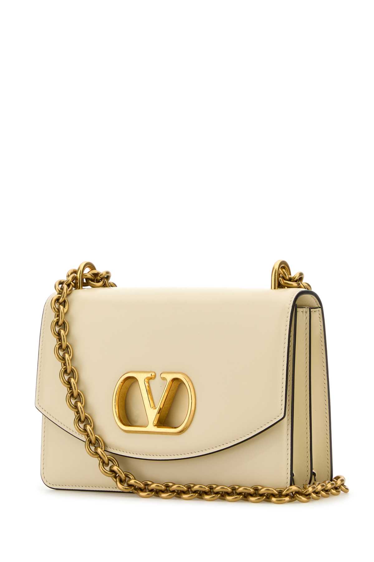 Valentino White Vain Shoulder Bag