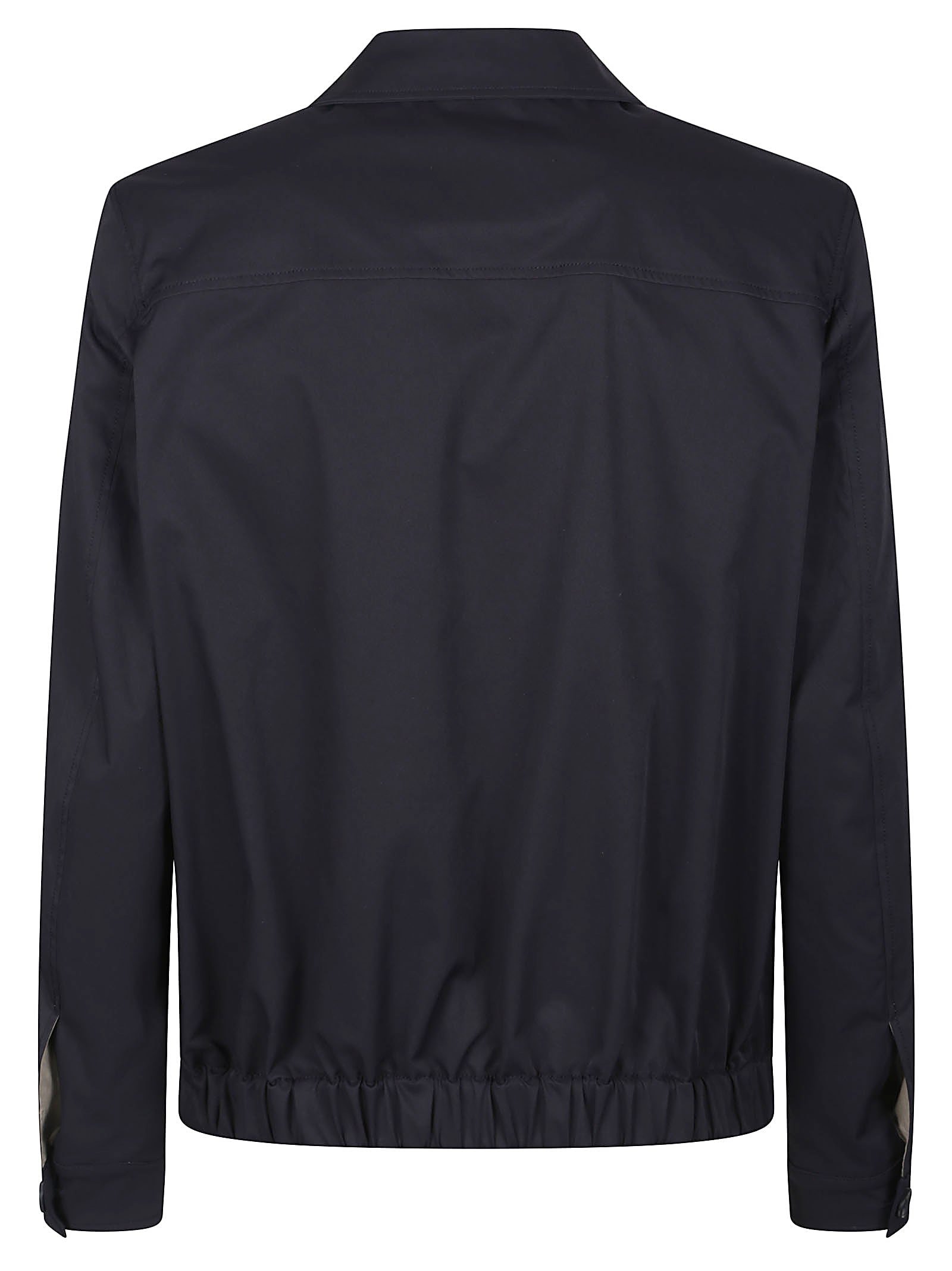 Herno Cotton Feel Shirt Jacket In Blu