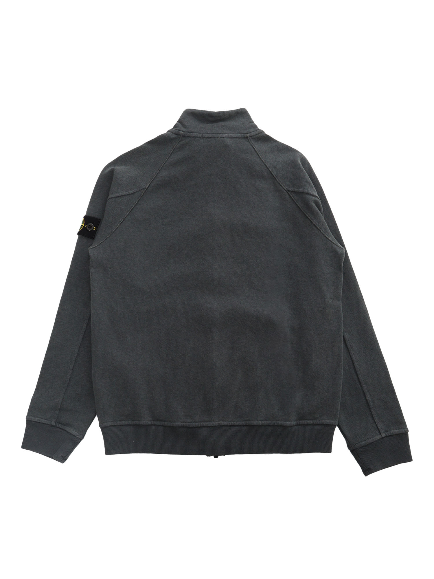 Shop Stone Island Junior Dark Gray Sweatshirt In Grey