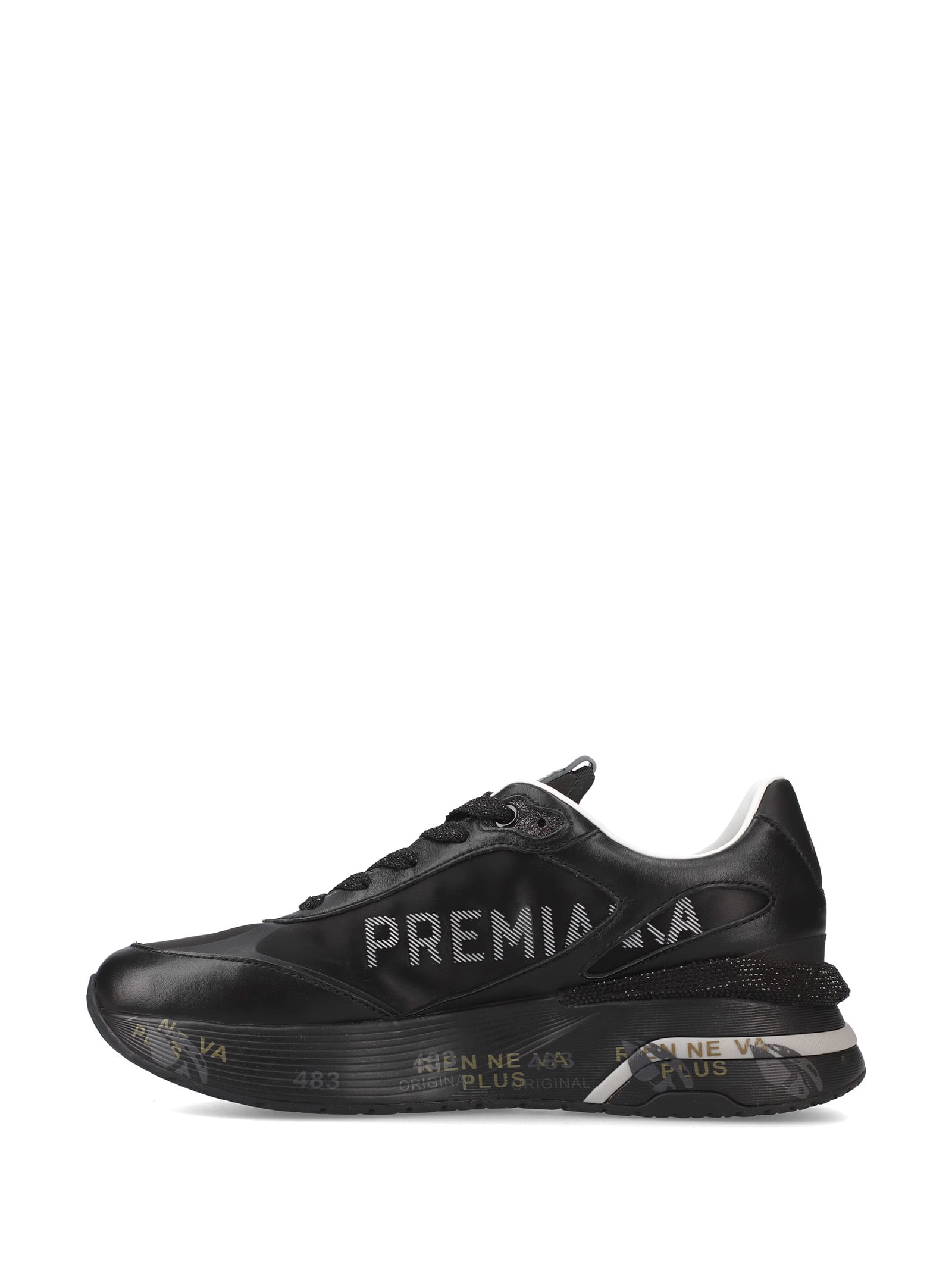 Shop Premiata Sneaker Moerund 7058 Black In Nero