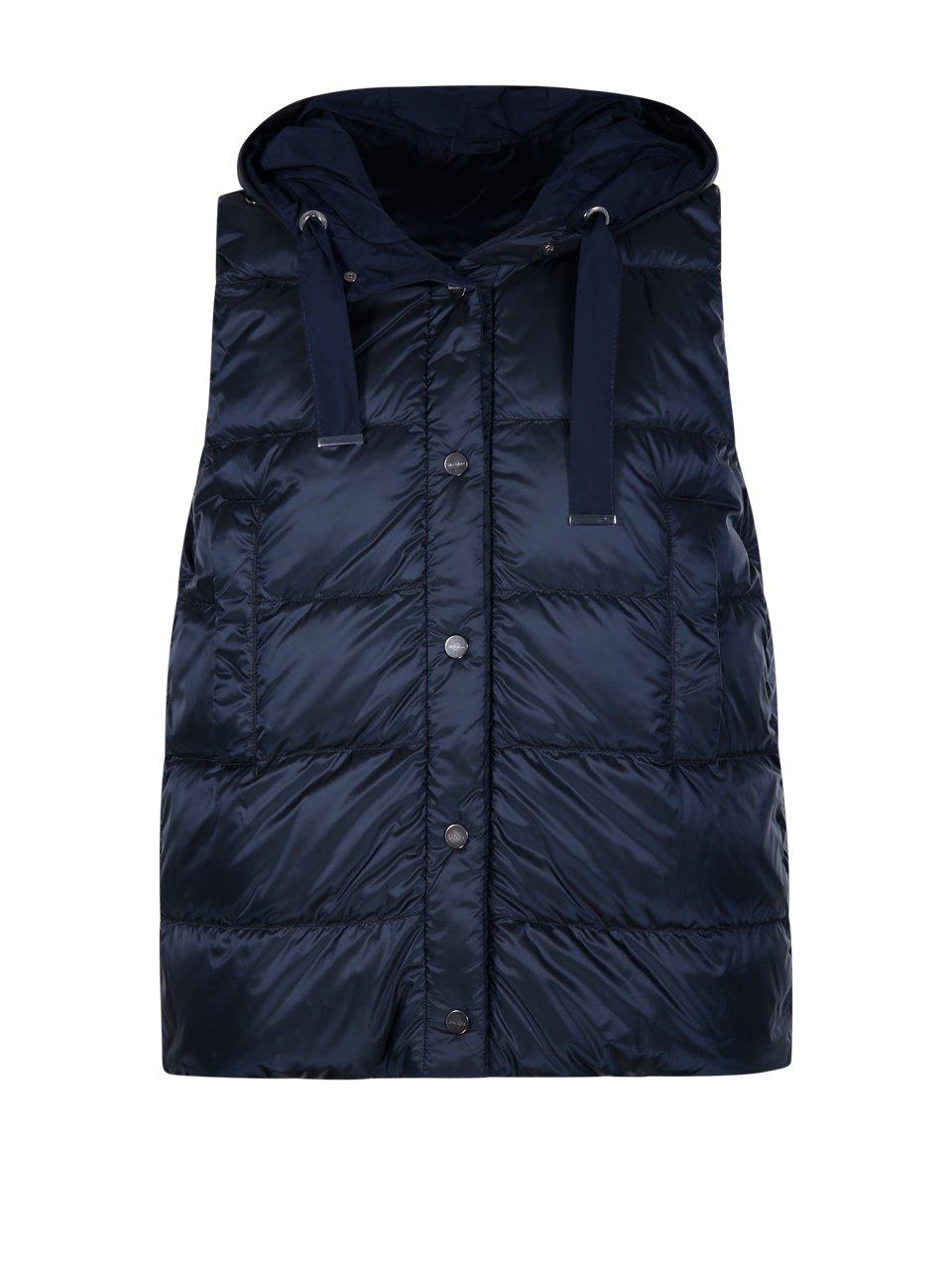 Buttoned Drawstring Gilet