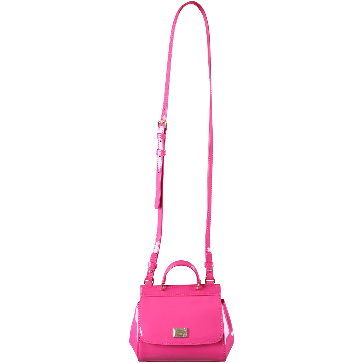 Dolce & Gabbana Fuchsia Bag For Girl With Logo