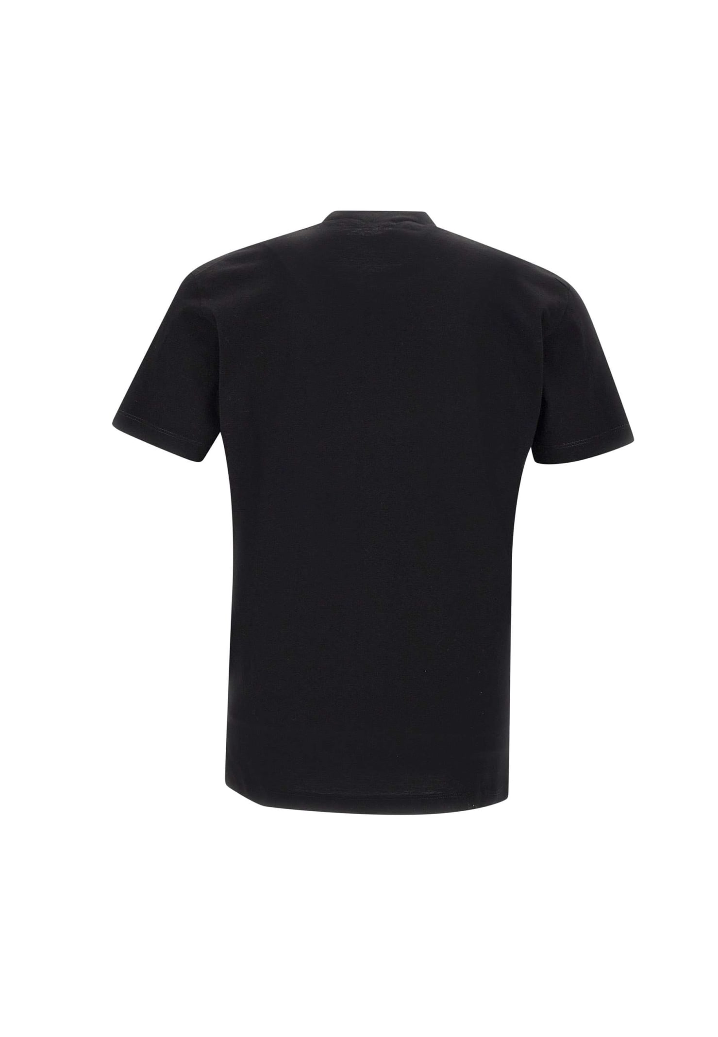 Skater Fit Tee Cotton T-shirt In Black