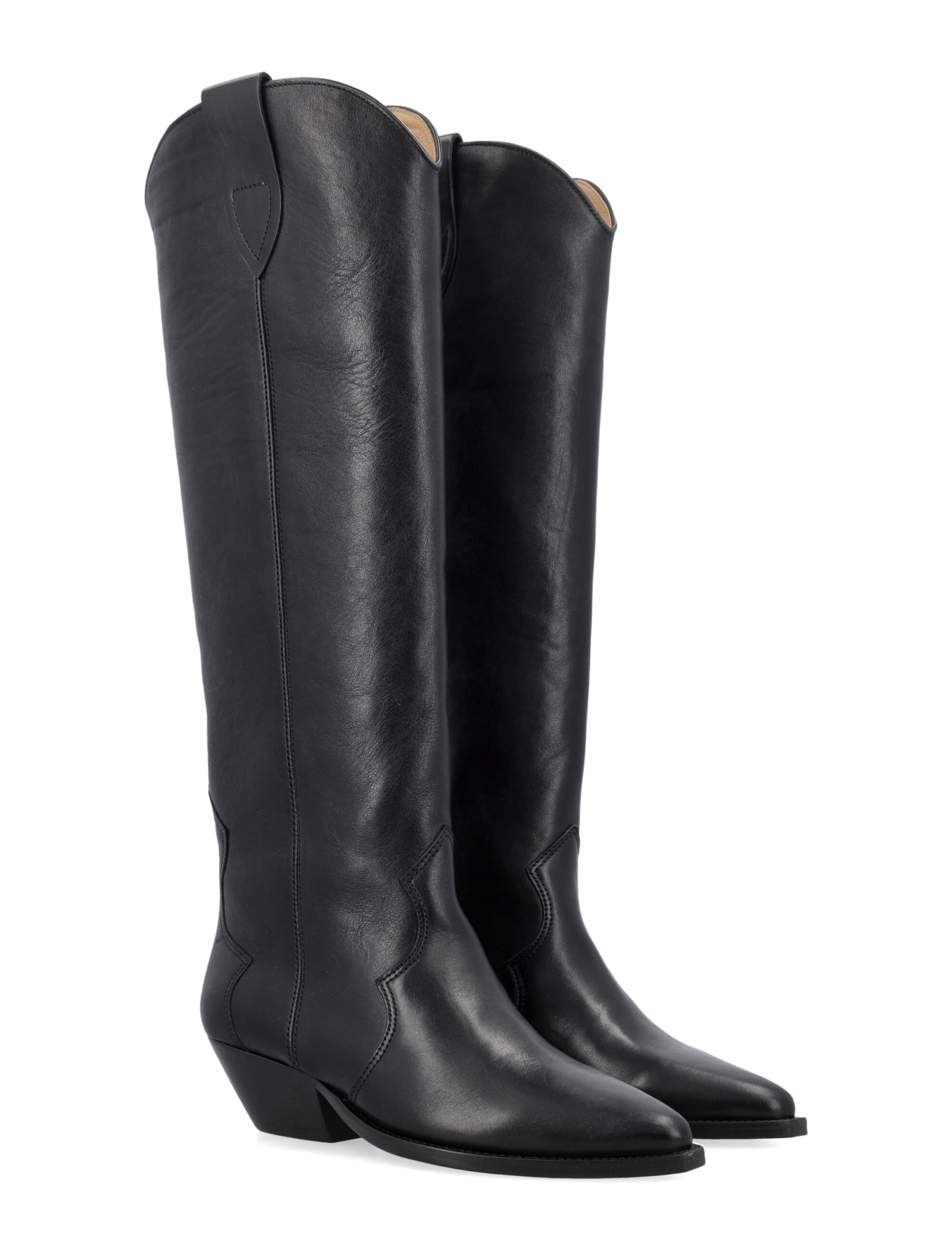 Shop Isabel Marant Denvee Boots In Black