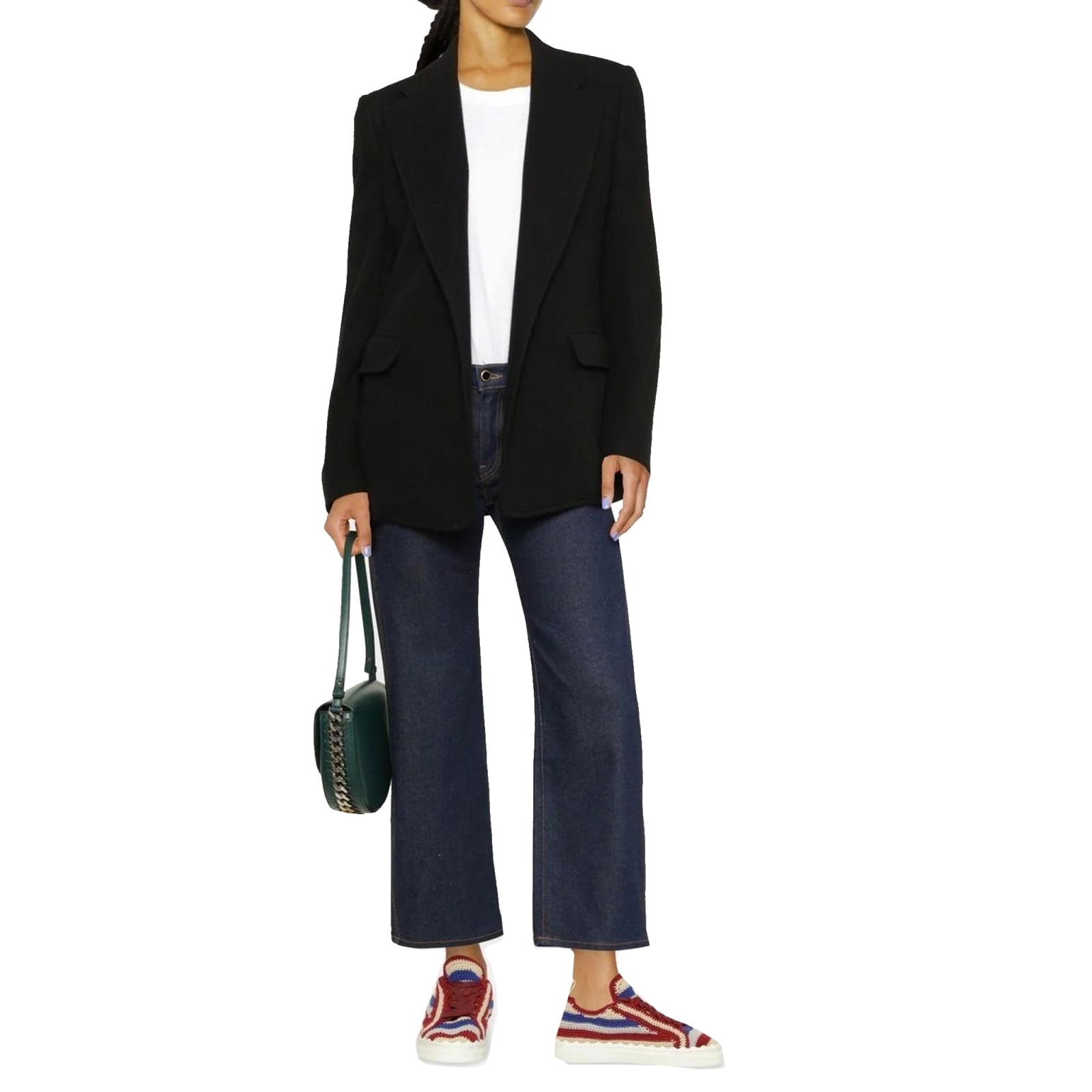Shop Chloé Wool And Cashmere Blazer In Black