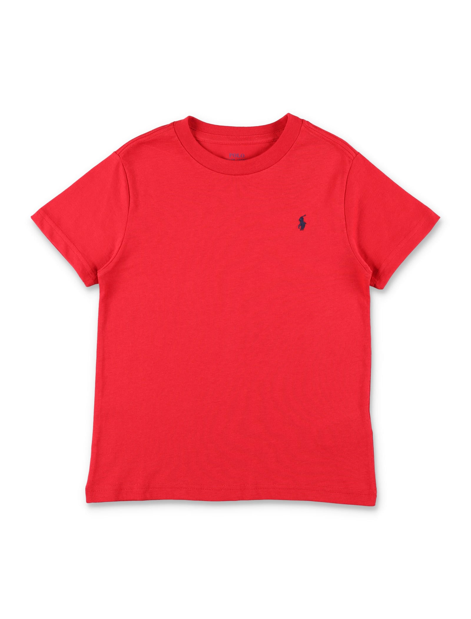 Polo Ralph Lauren Cotton With Logo T-shirt In Red