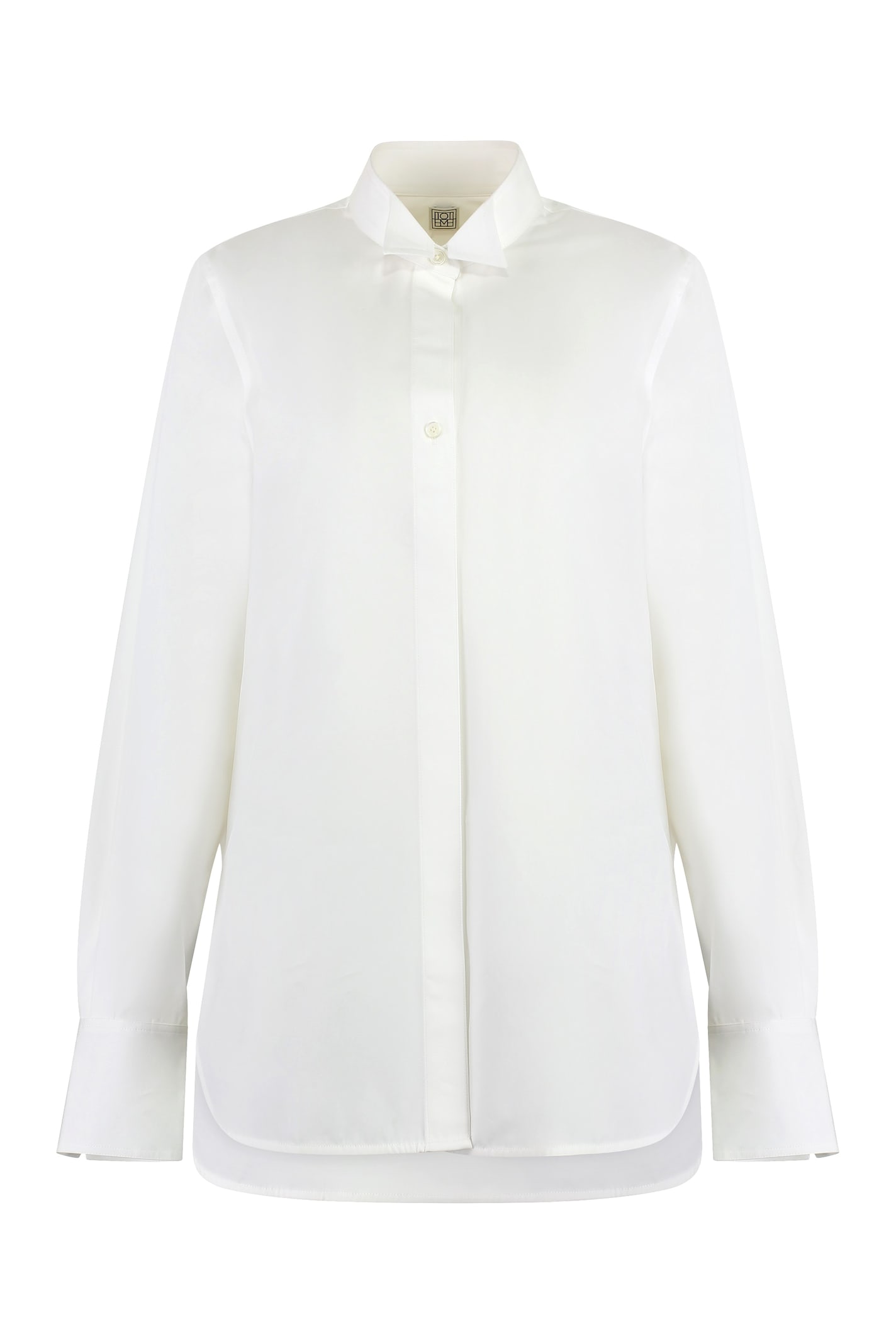 Totême Cotton Shirt In White