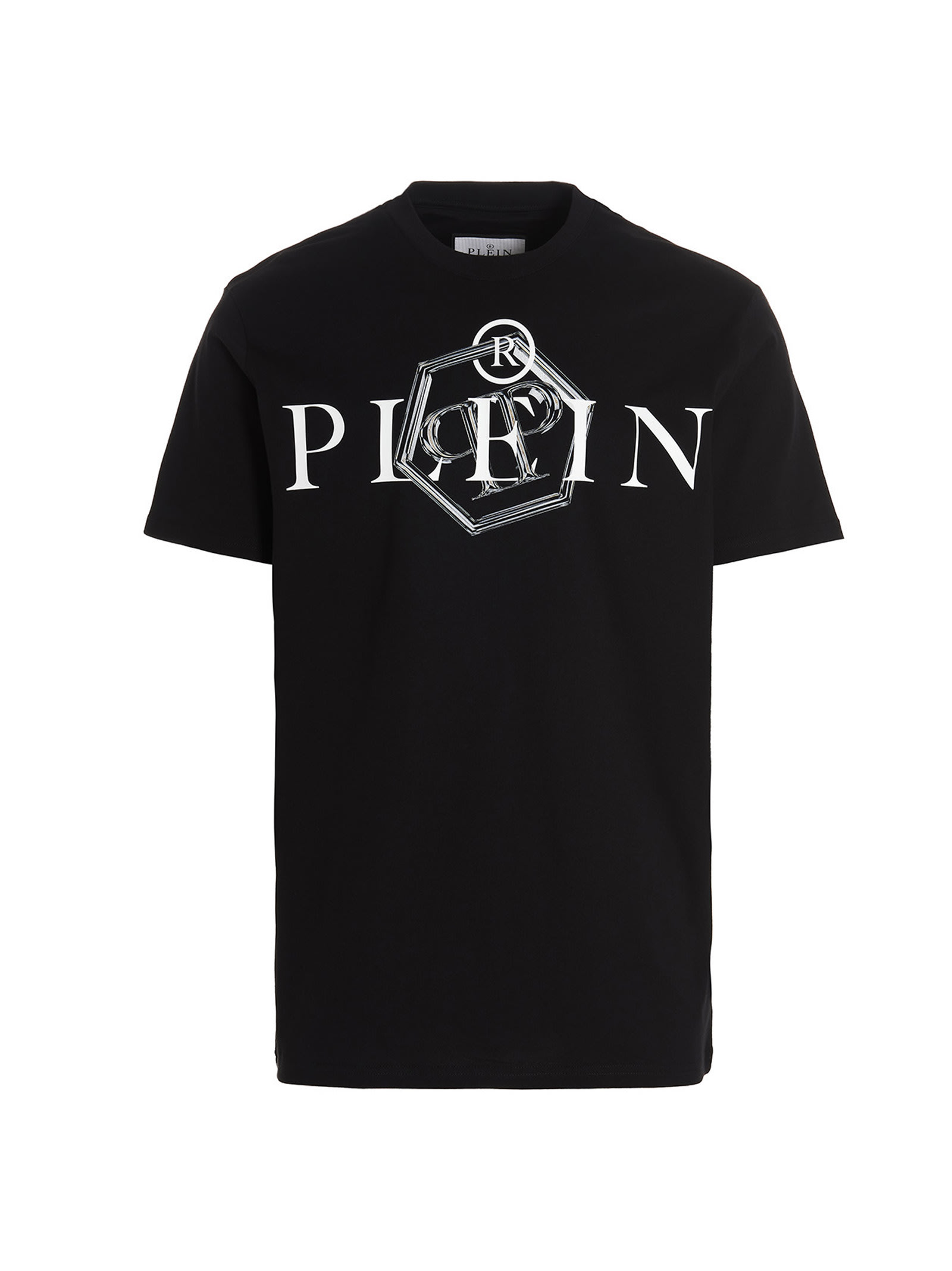 Philipp Plein Logo-print T-shirt In Black / White