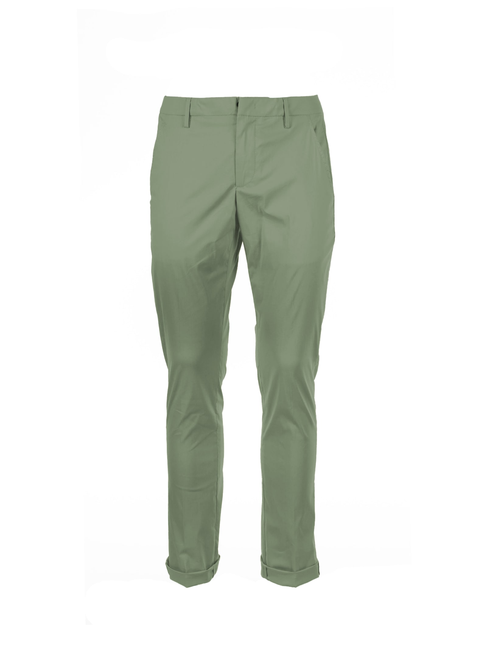 Dondup Green Gaubert Trousers In Verde