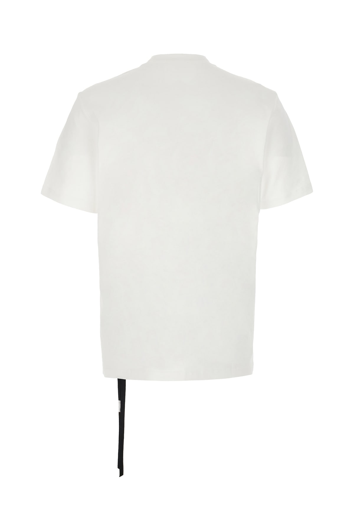 Ann Demeulemeester White Cotton T-shirt In 001