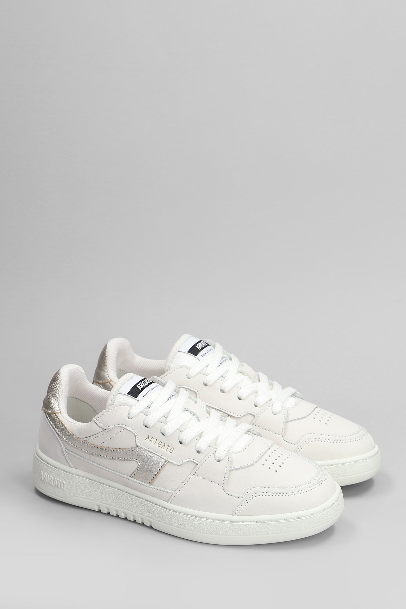 Axel Arigato Dice-a Sneakers In White Leather In White