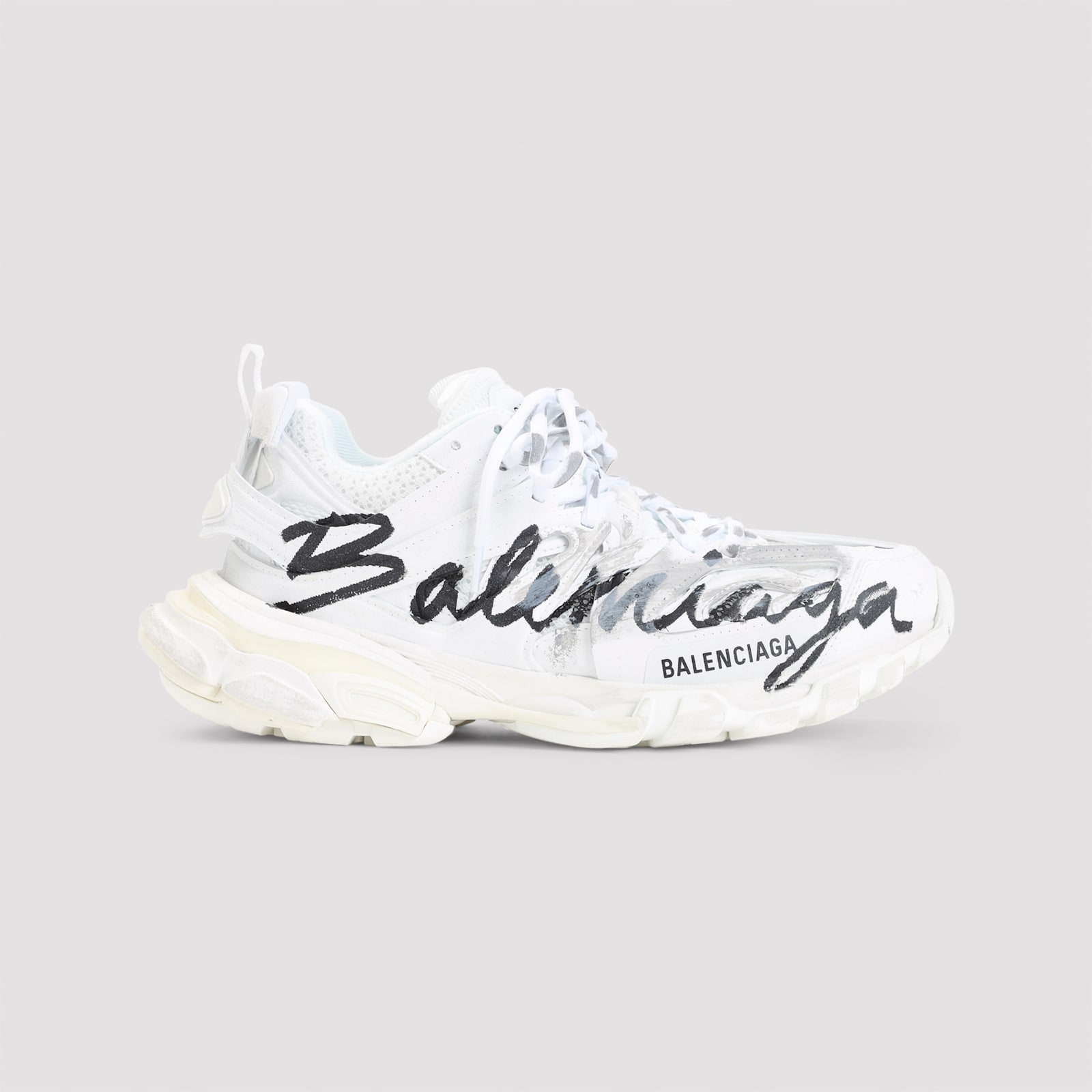 Balenciaga Beige Track Jelly Low Sneaker In Multi