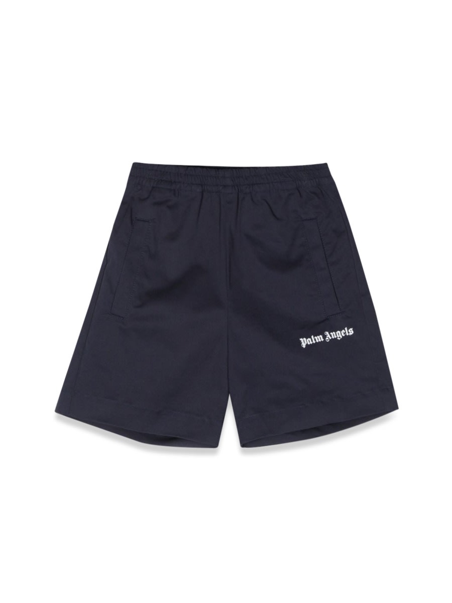 PALM ANGELS LOGO SHORTS