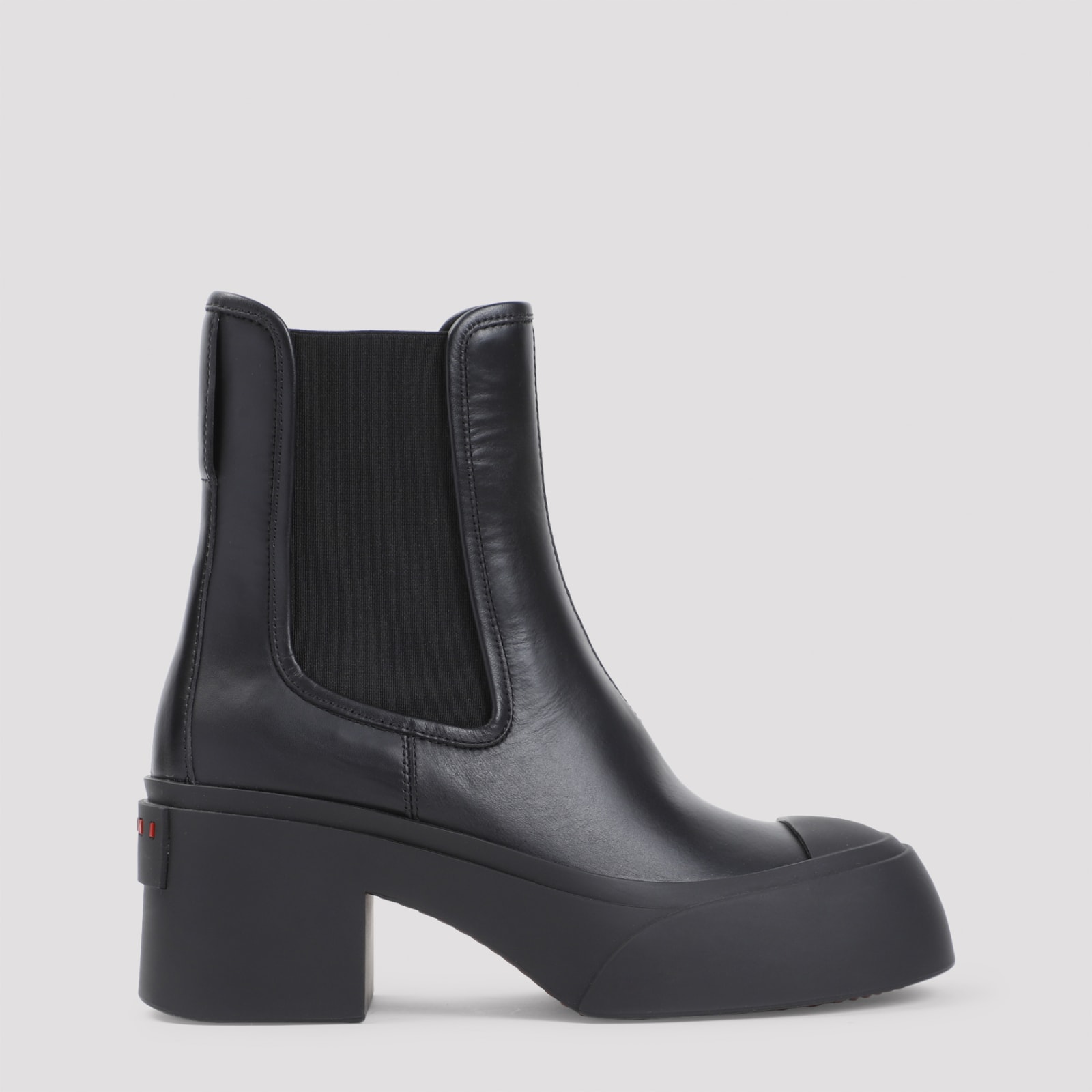 Shop Marni Ankle Boots In Black