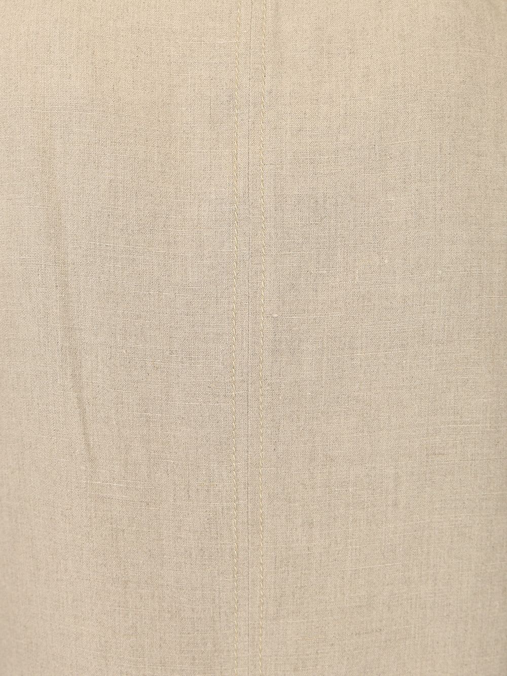 Max Mara Colimbo Linen Top In Neutral