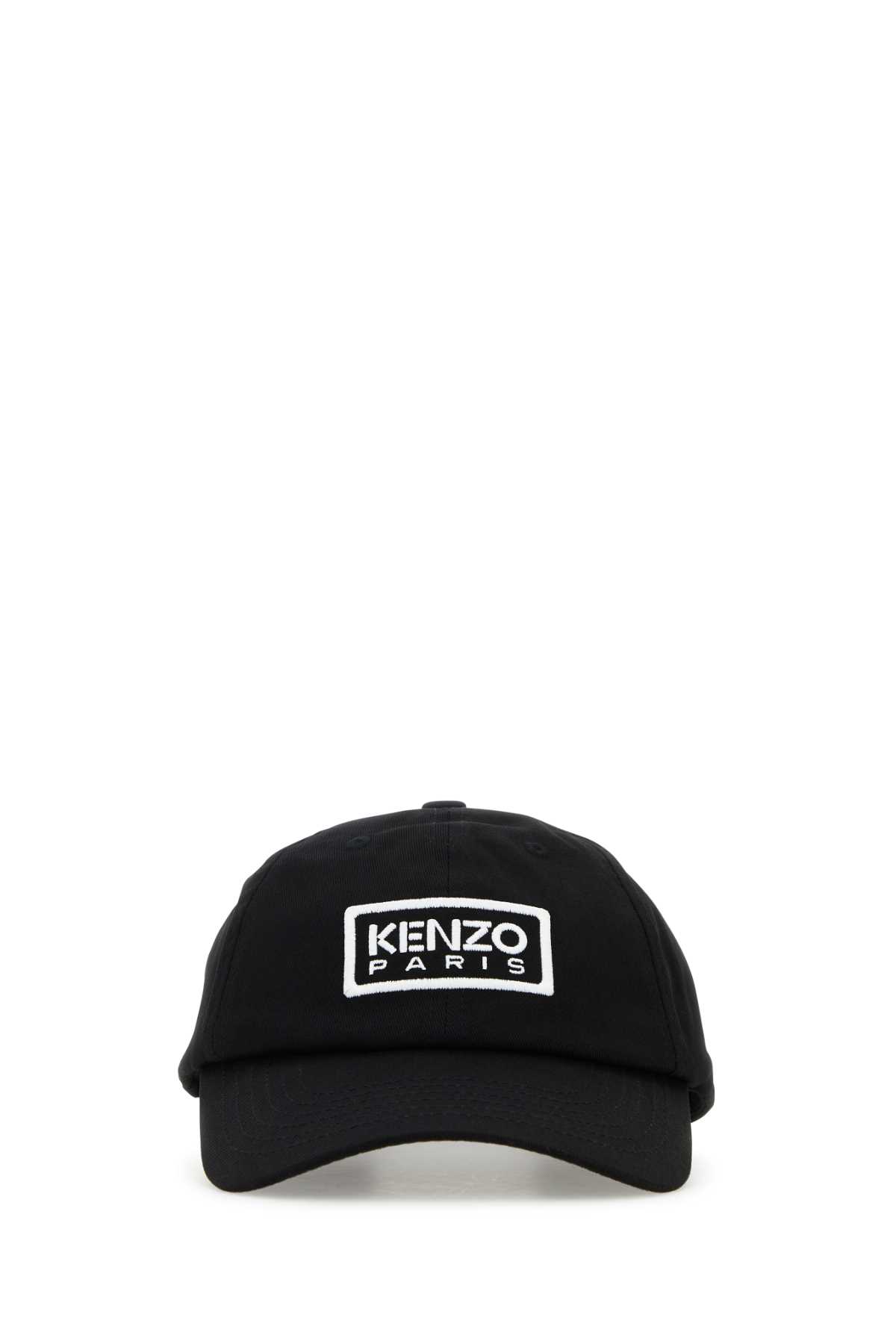 Kenzo Black Cotton Baseball Cap