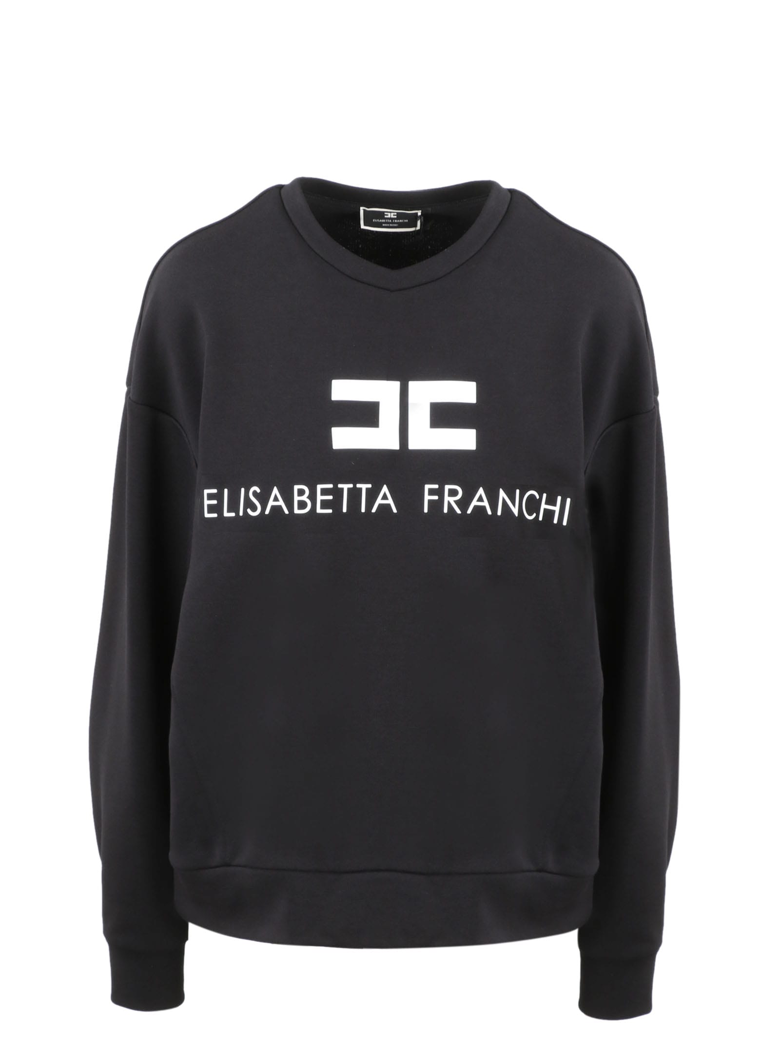 Elisabetta Franchi Logo Print Sweatshirt