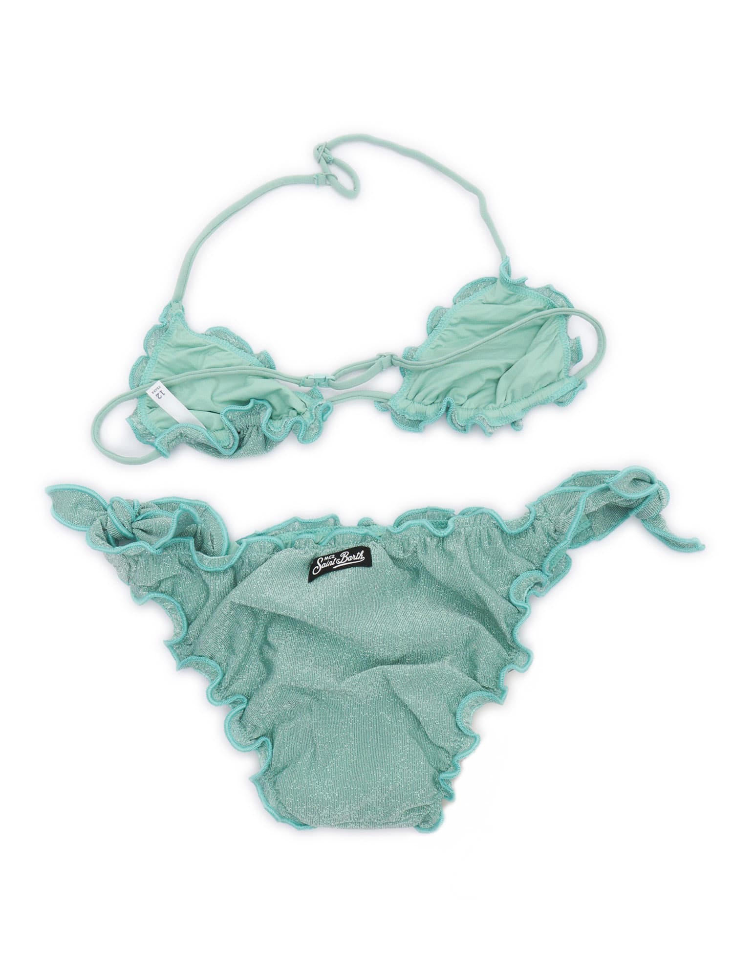 Mc2 Saint Barth Frou Frou Bikini In Green