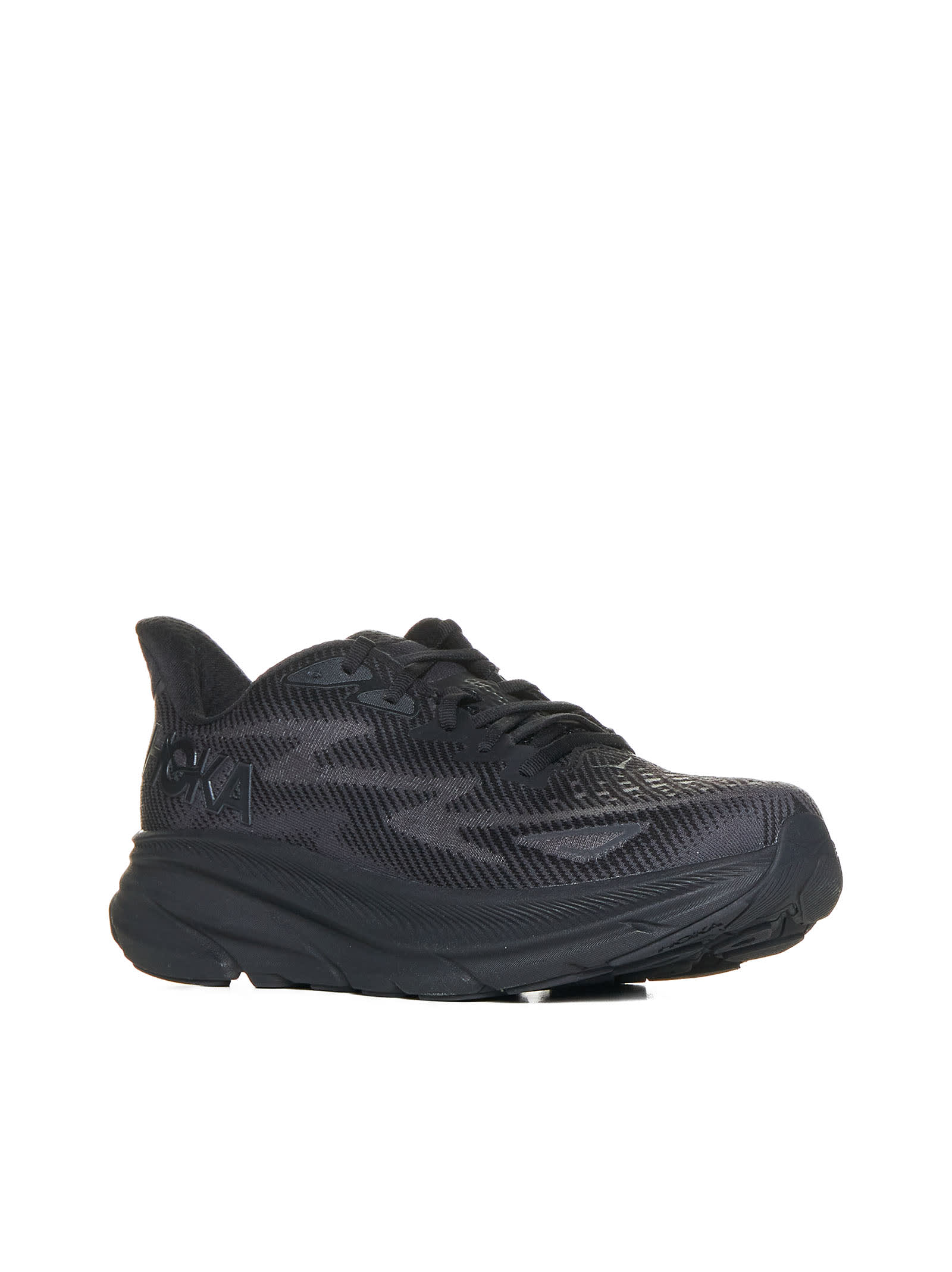 Shop Hoka Sneakers In Black Black