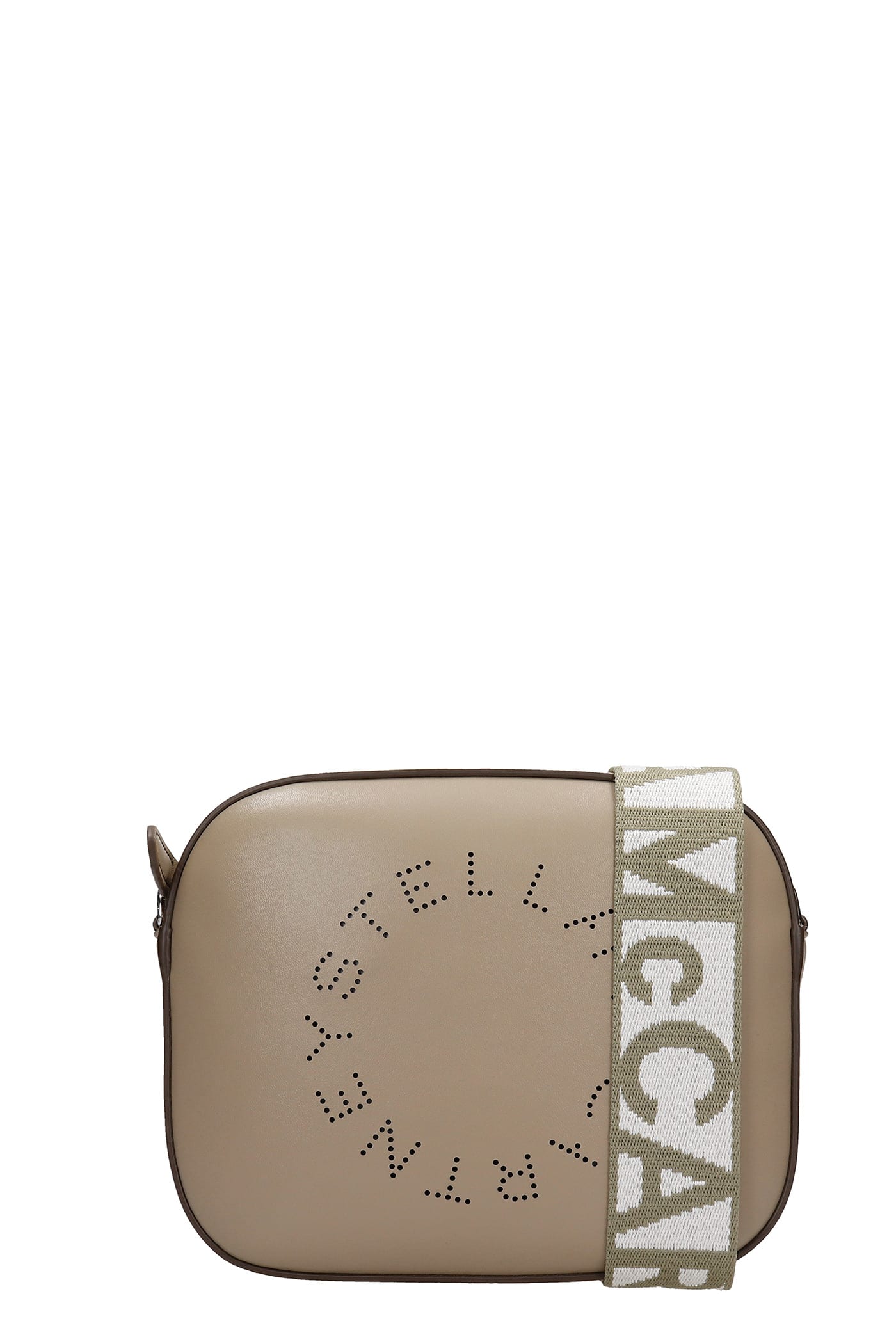 Stella McCartney Shoulder Bag In Green Faux Leather