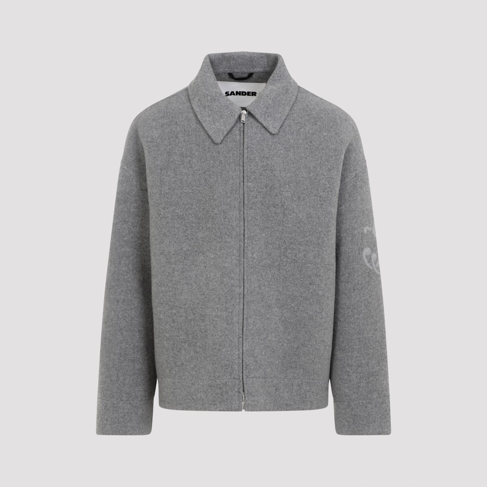 Shop Jil Sander Virgin Wool Coat In Pebble