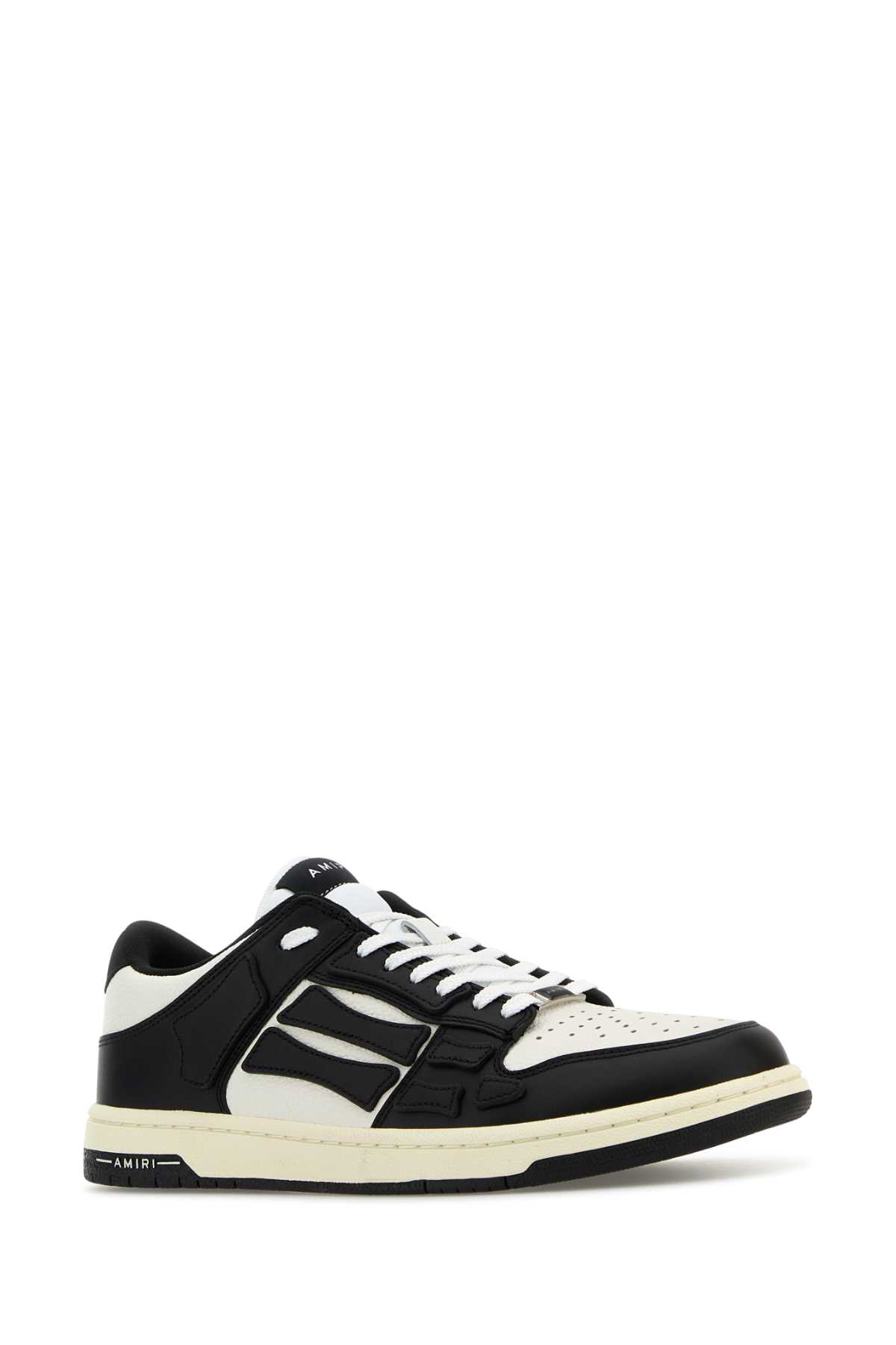 Amiri Contemporary Black Sneakers With Elevated Midsole In Black