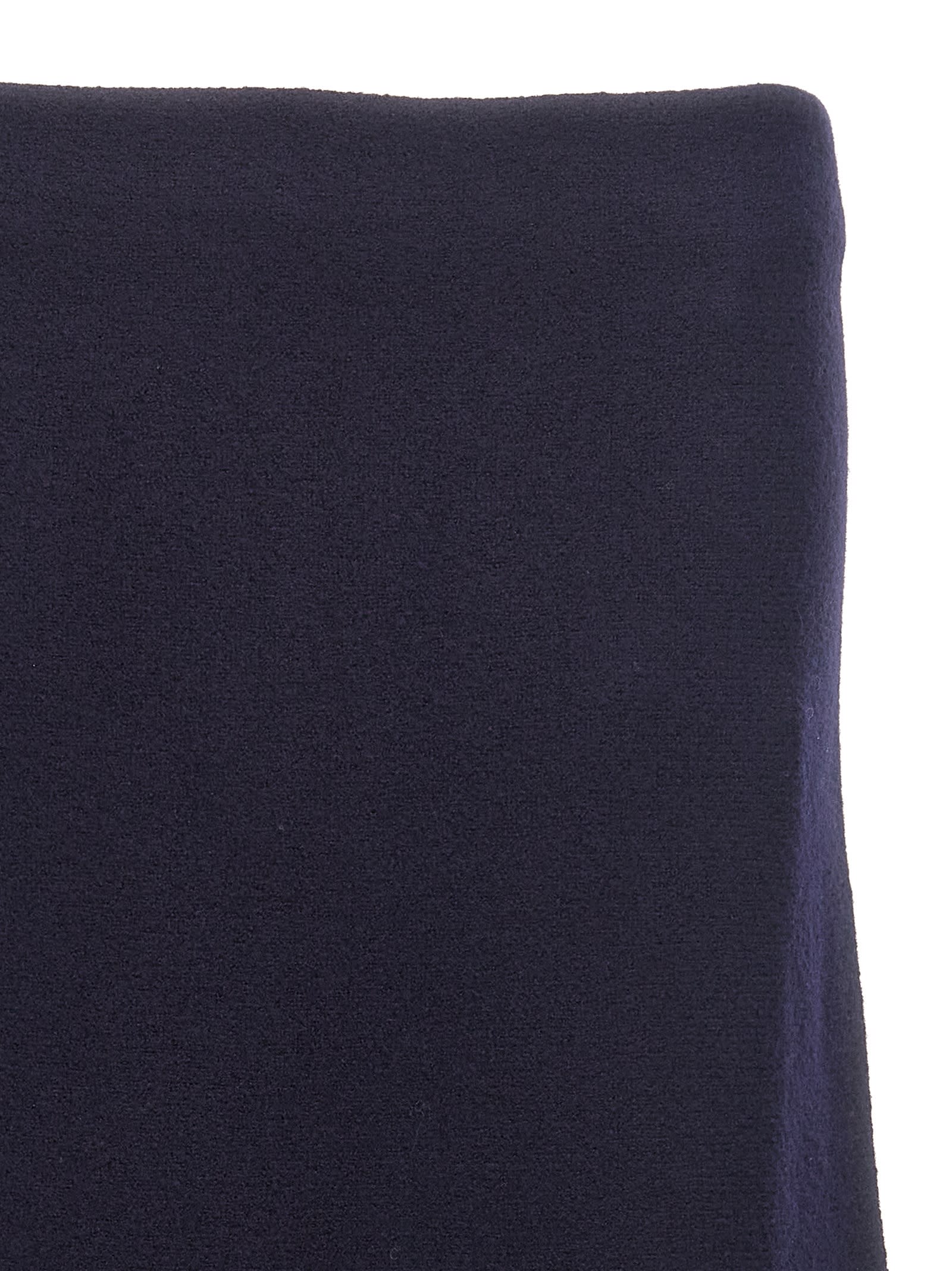 Shop Jil Sander Long Wool Skirt In Blue