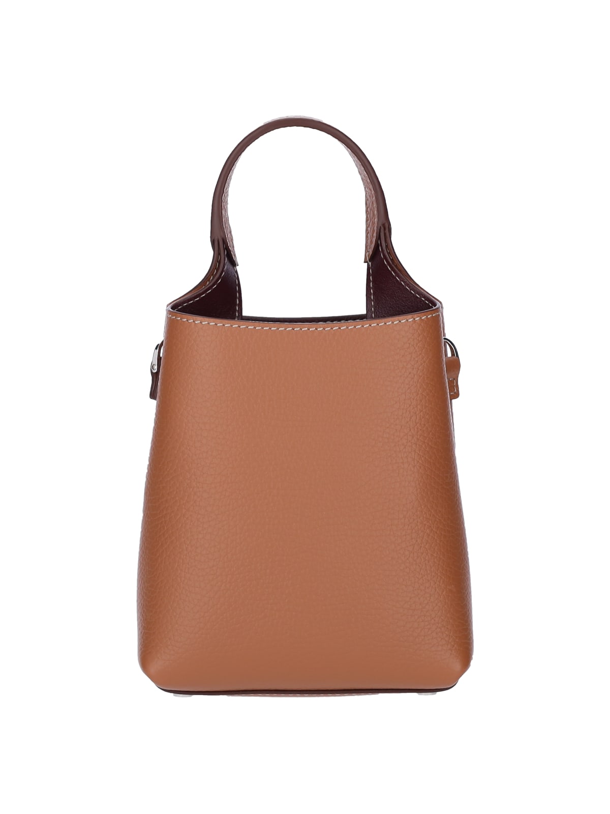Tod's Micro Leather Bag In Brown