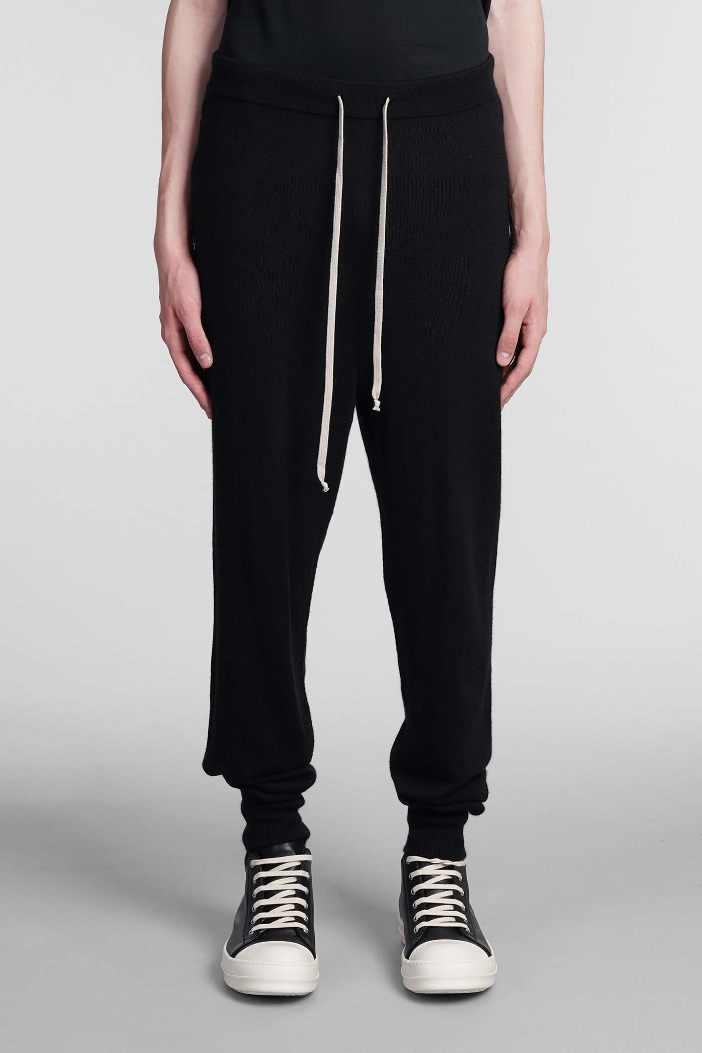 Track Pants Pants In Black Cashmere