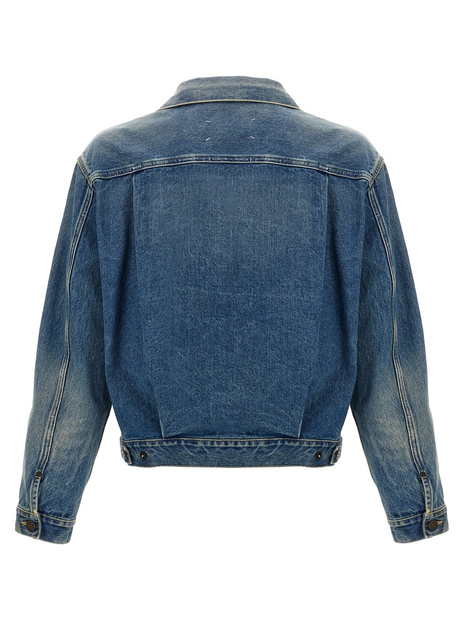 Shop Maison Margiela Sportsjacket Jacket In Blue