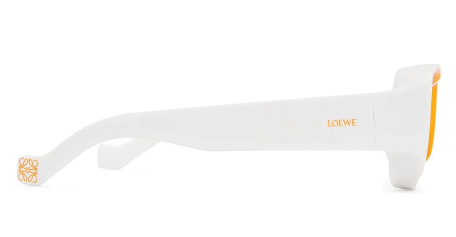 Shop Loewe Lw40033i - Yellow / White Sunglasses