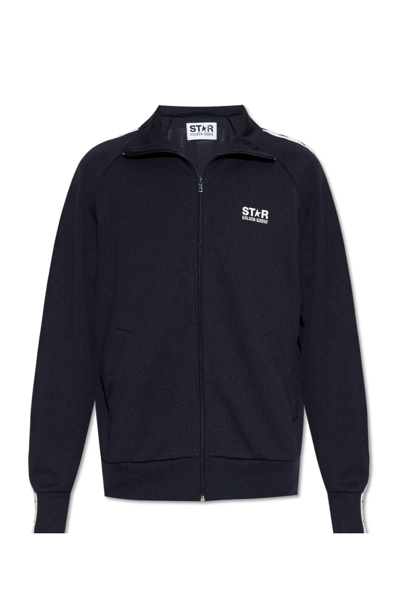 Shop Golden Goose Zip-up Sweatshirt In Blue