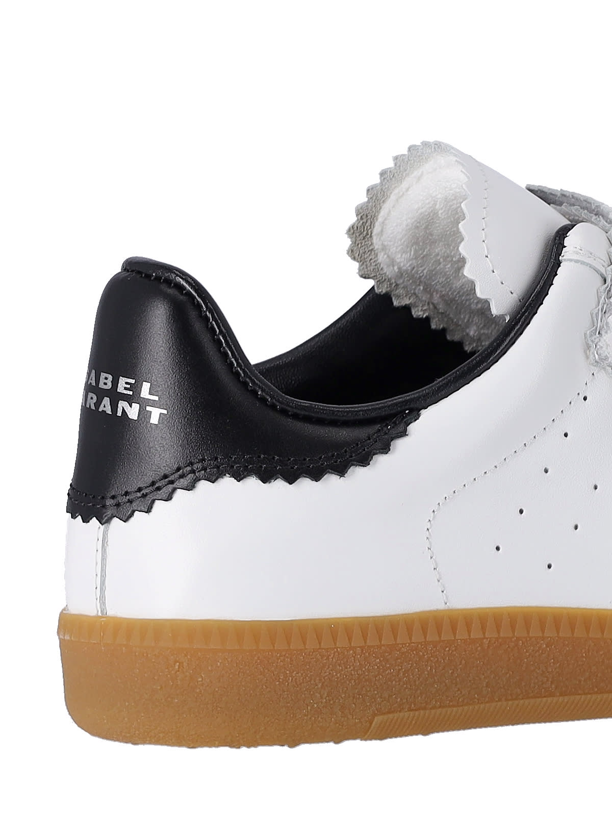 Isabel Marant Beth Leather Low-top Sneakers In White