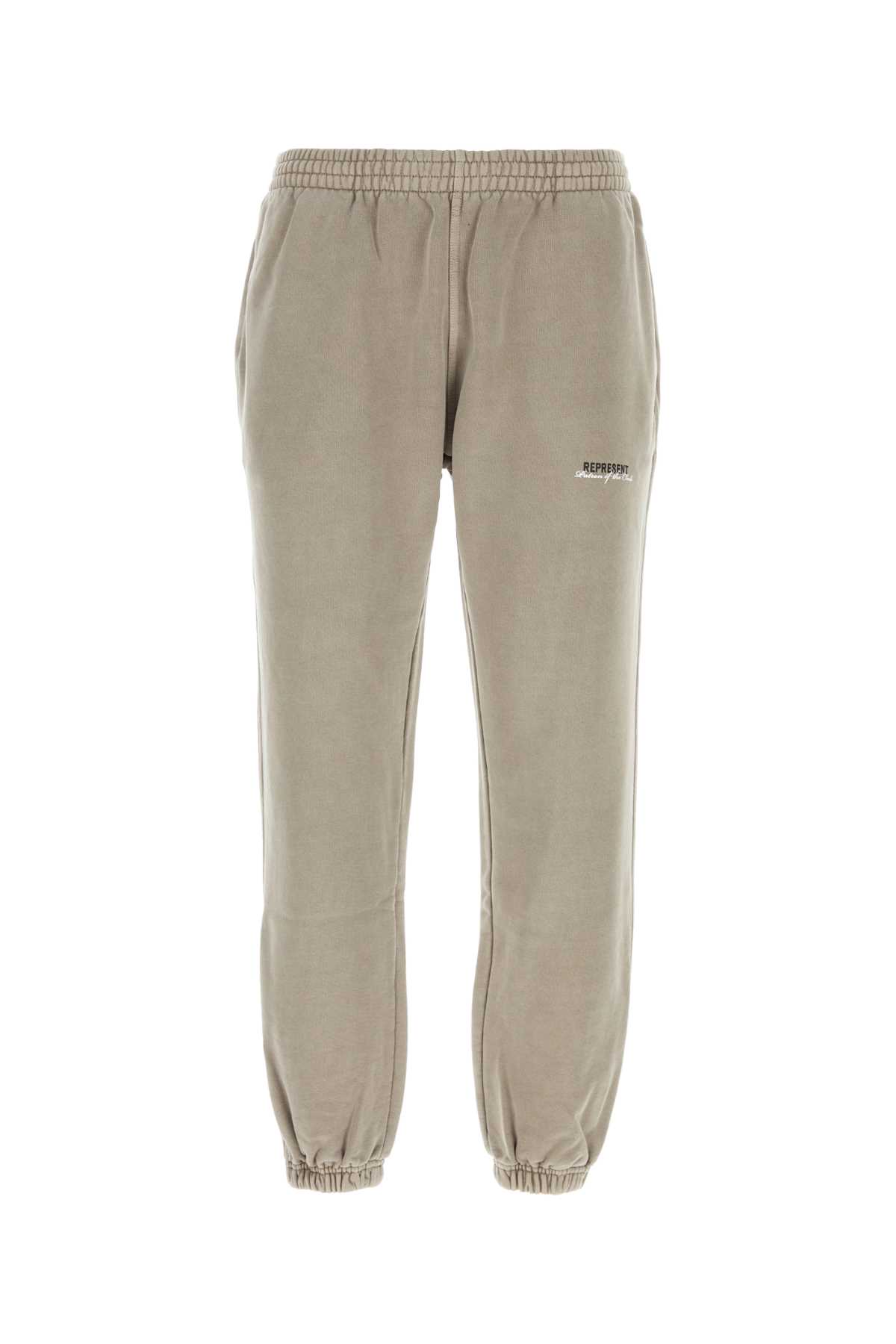 Dove Grey Cotton Patron Of The Club Joggers