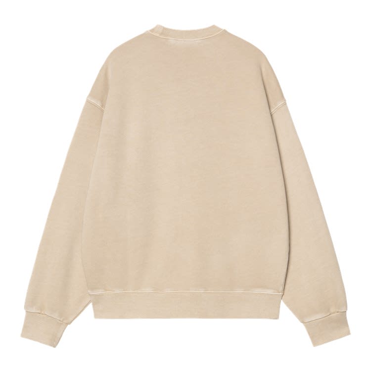Carhartt Nelson Crew Neck Sweater In Lpgd Fleur De Sel
