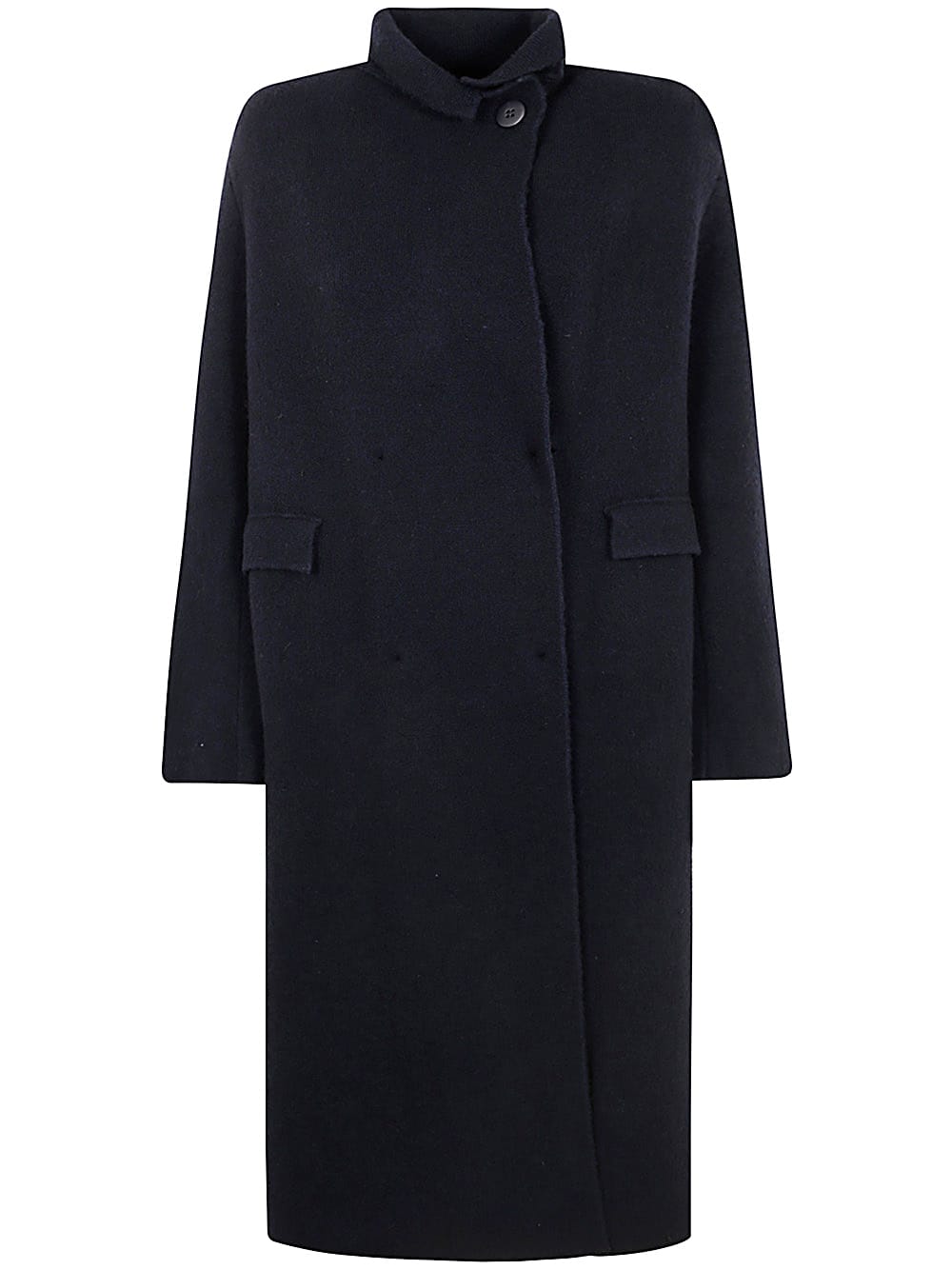 Shop Boboutic Coat In Navy