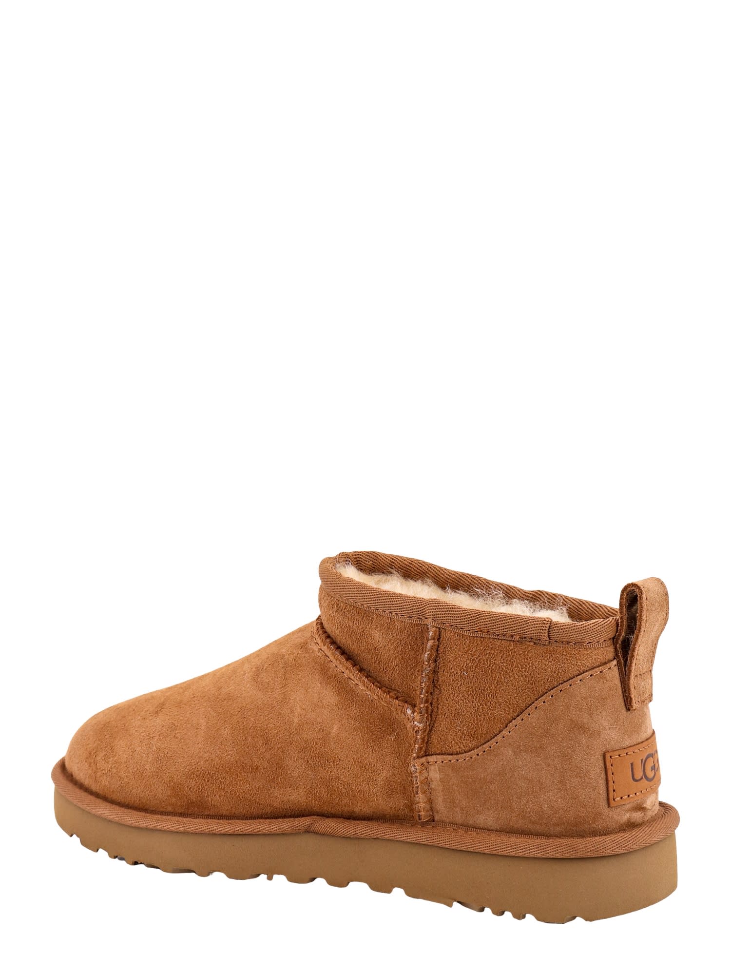 Ugg Classic Ultra Mini Ankle Boots In Brown