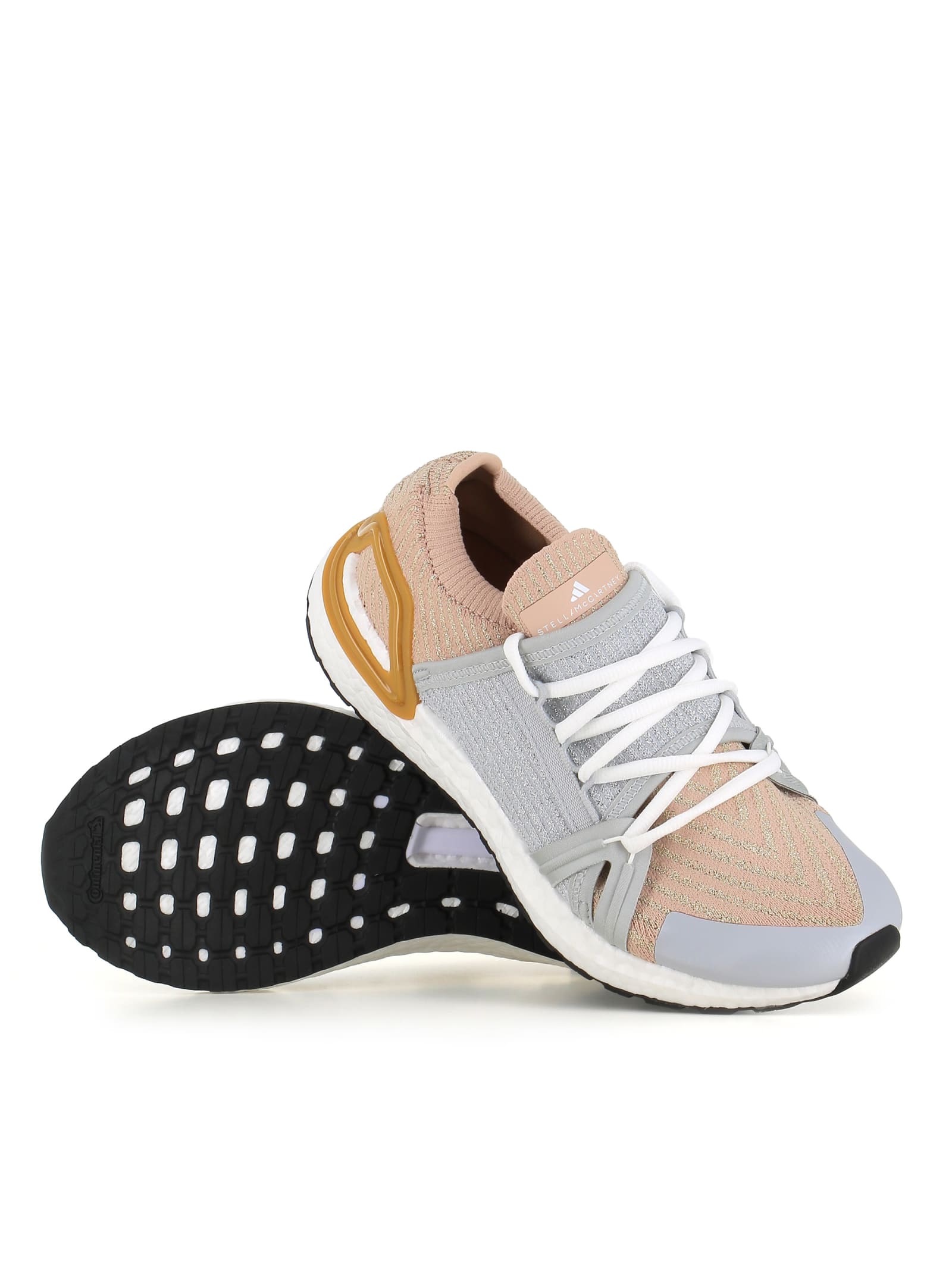 Shop Adidas By Stella Mccartney Sneaker Asmc Ultraboost 20 In Grigo/rosa