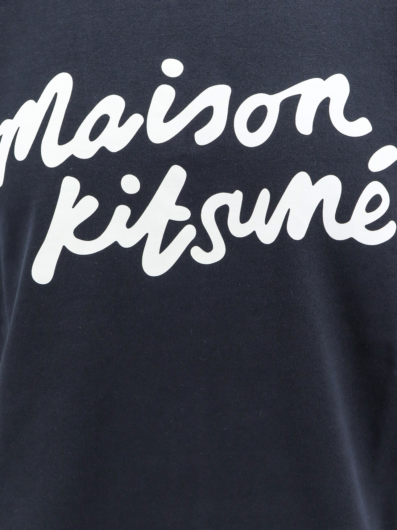 Shop Maison Kitsuné T-shirt In Black/white