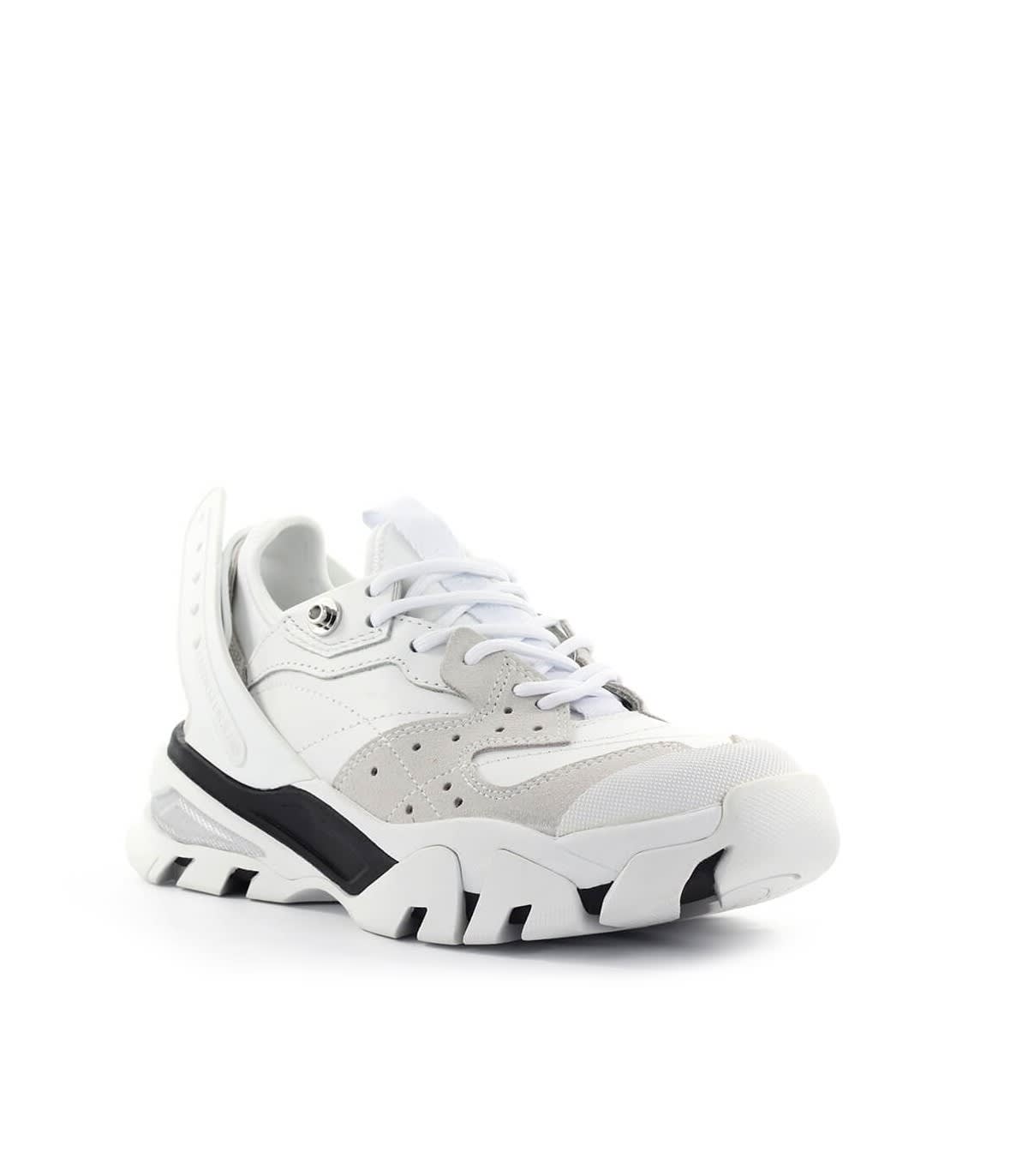 calvin klein white leather sneakers