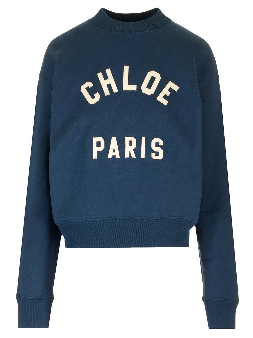 Chloé Varsity-style Sweater In Blue