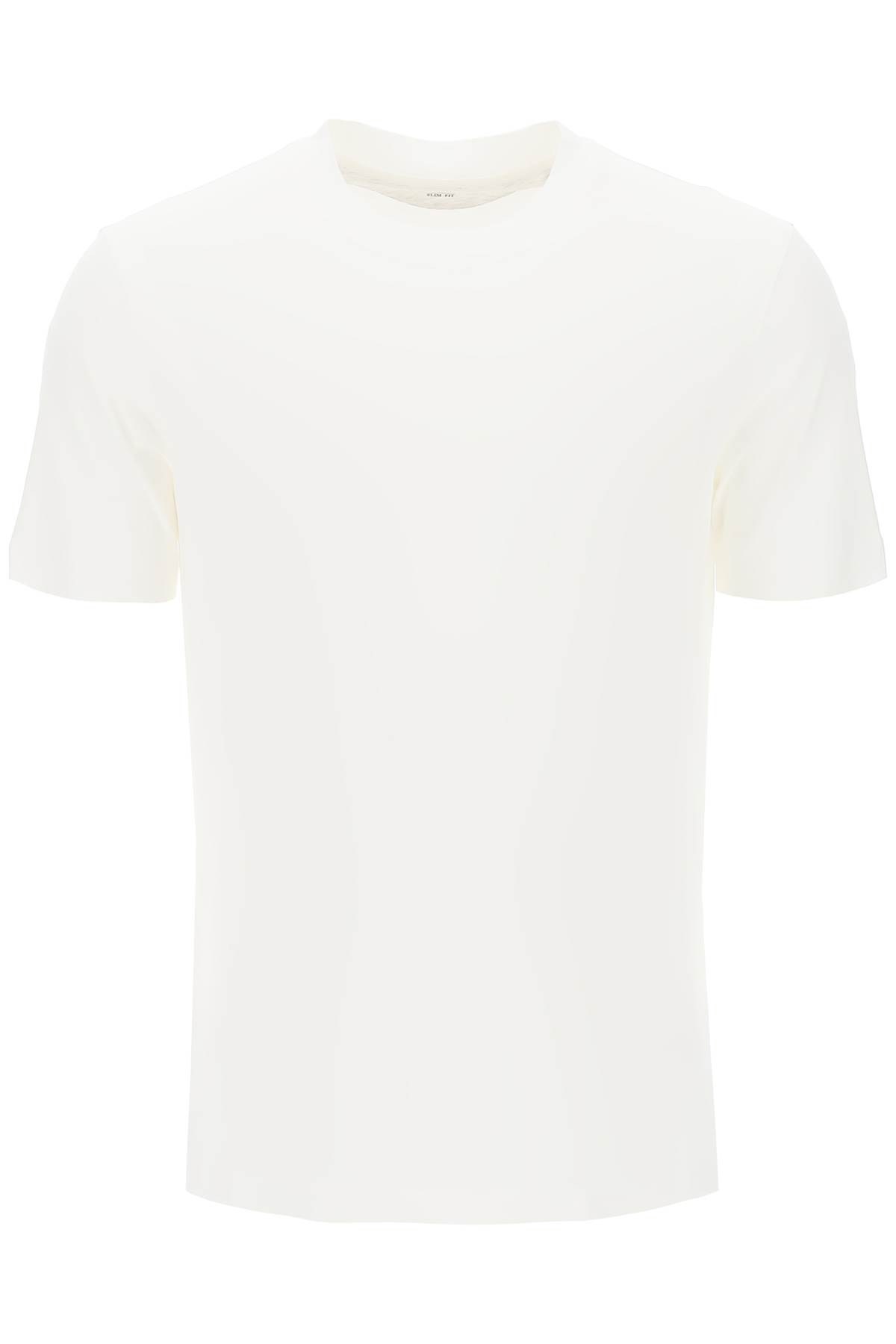 Brunello Cucinelli T-shirt With Faux-layering In Off White (white)