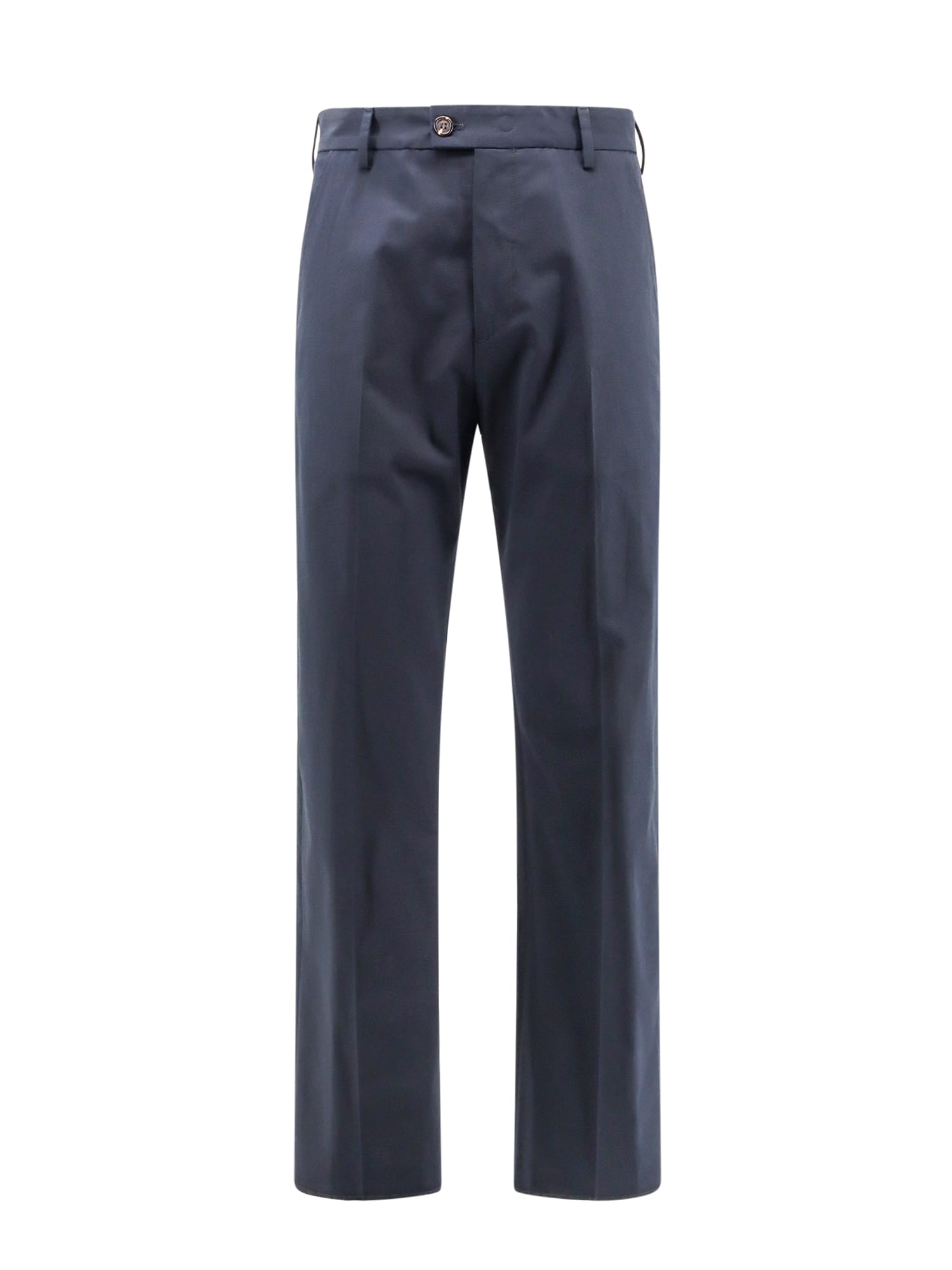 Shop Alexander Mcqueen Trouser In Blue