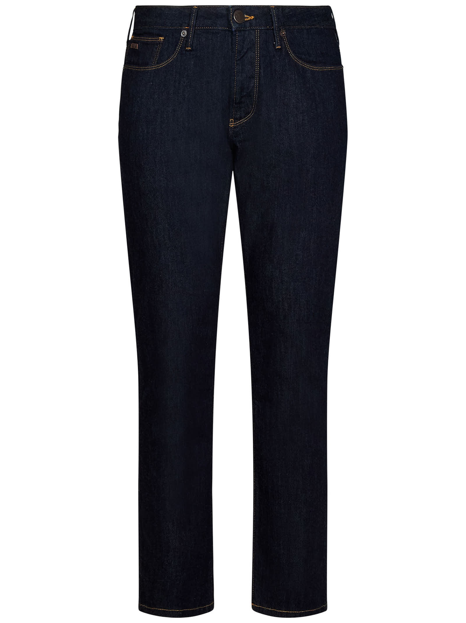 Shop Emporio Armani J06 Jeans In Blue