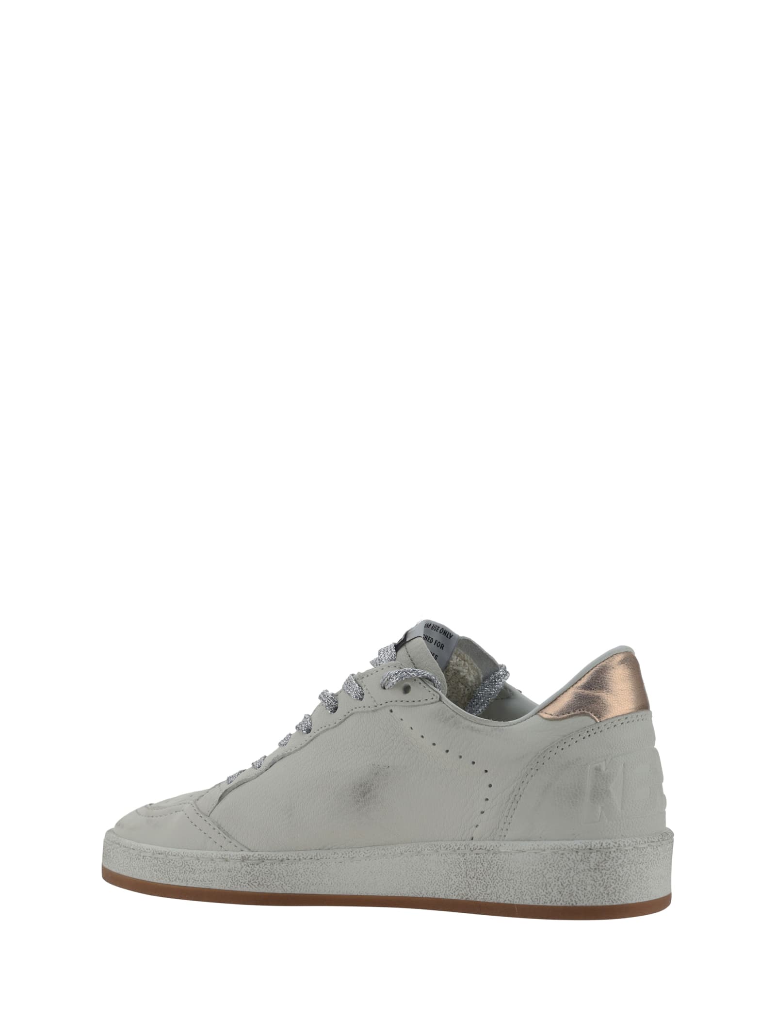 Shop Golden Goose Ballstar Sneakers In White