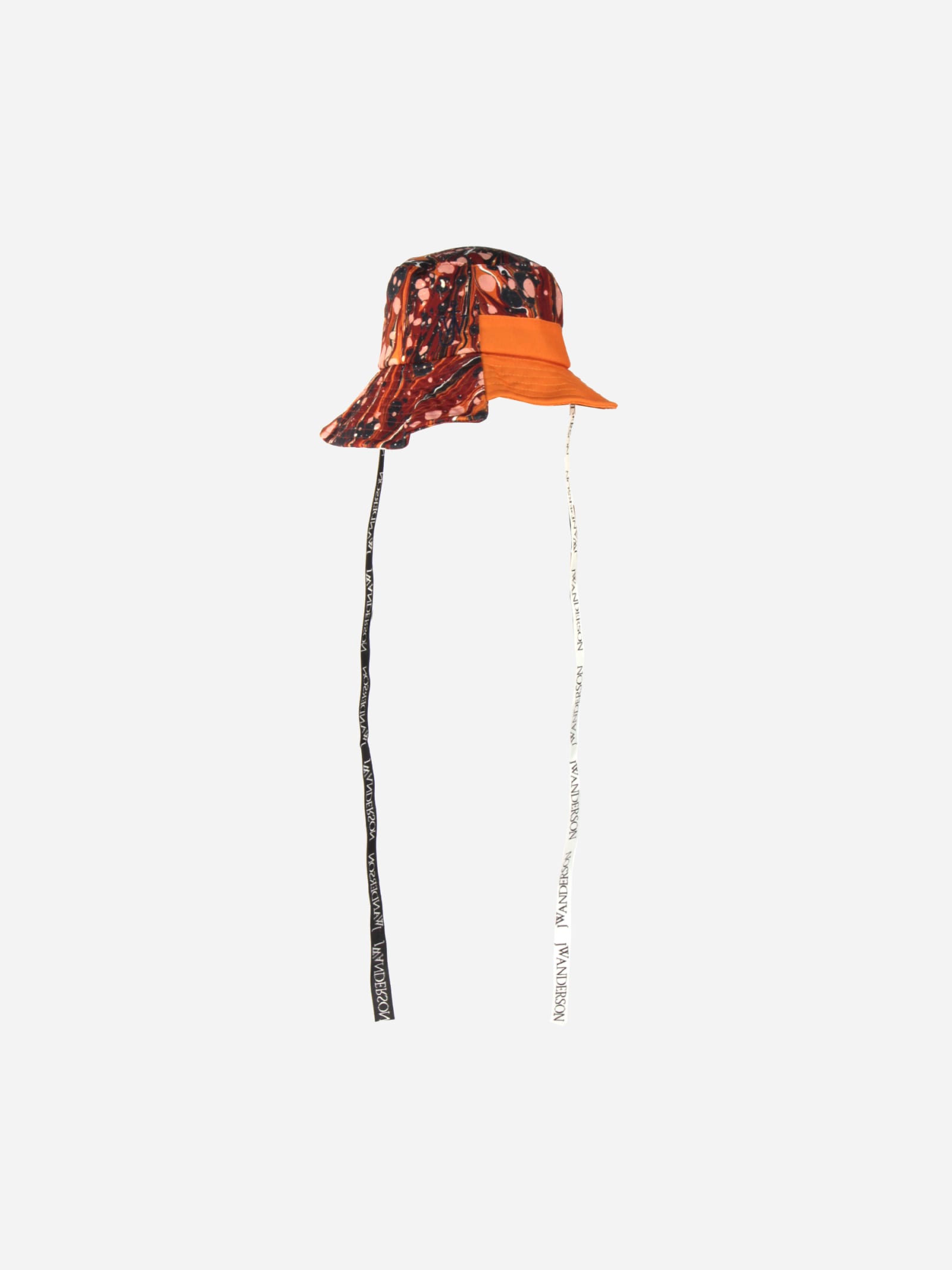 J.W. Anderson Asymmetrical Hat With Patchwork Print