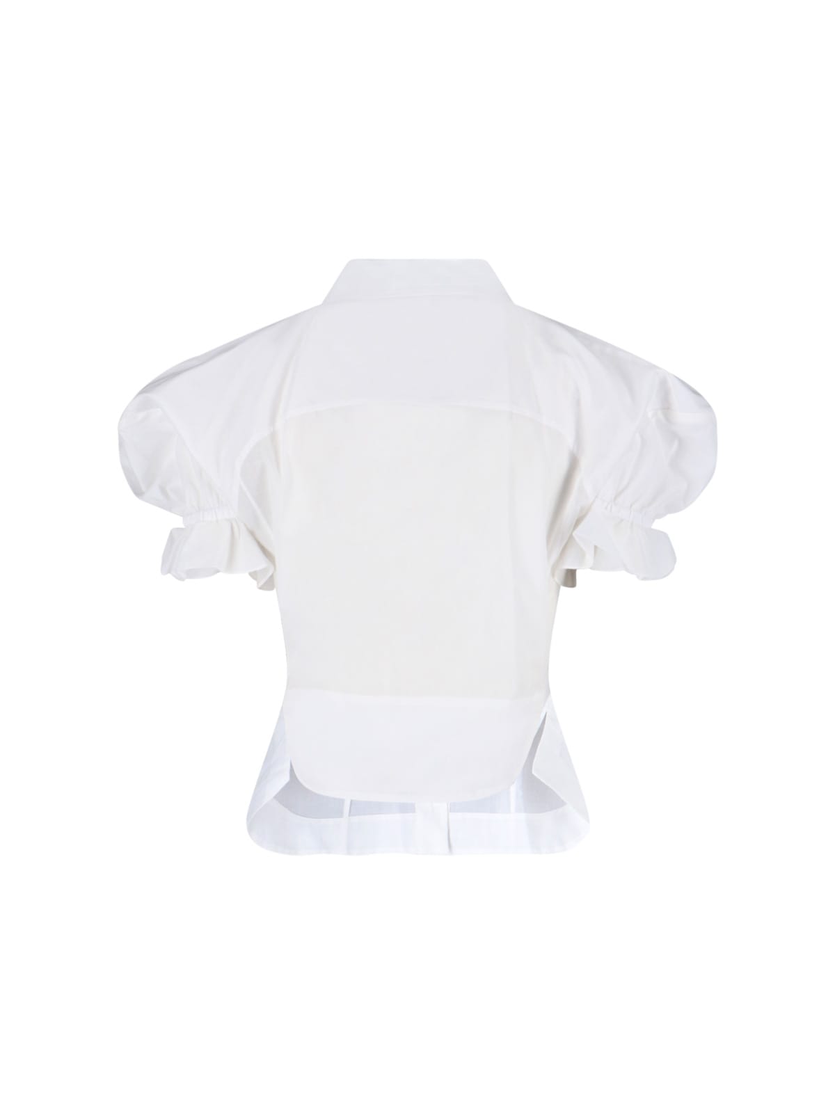 Vivienne Westwood Relaxed Fit Top Puff Sleeves In White